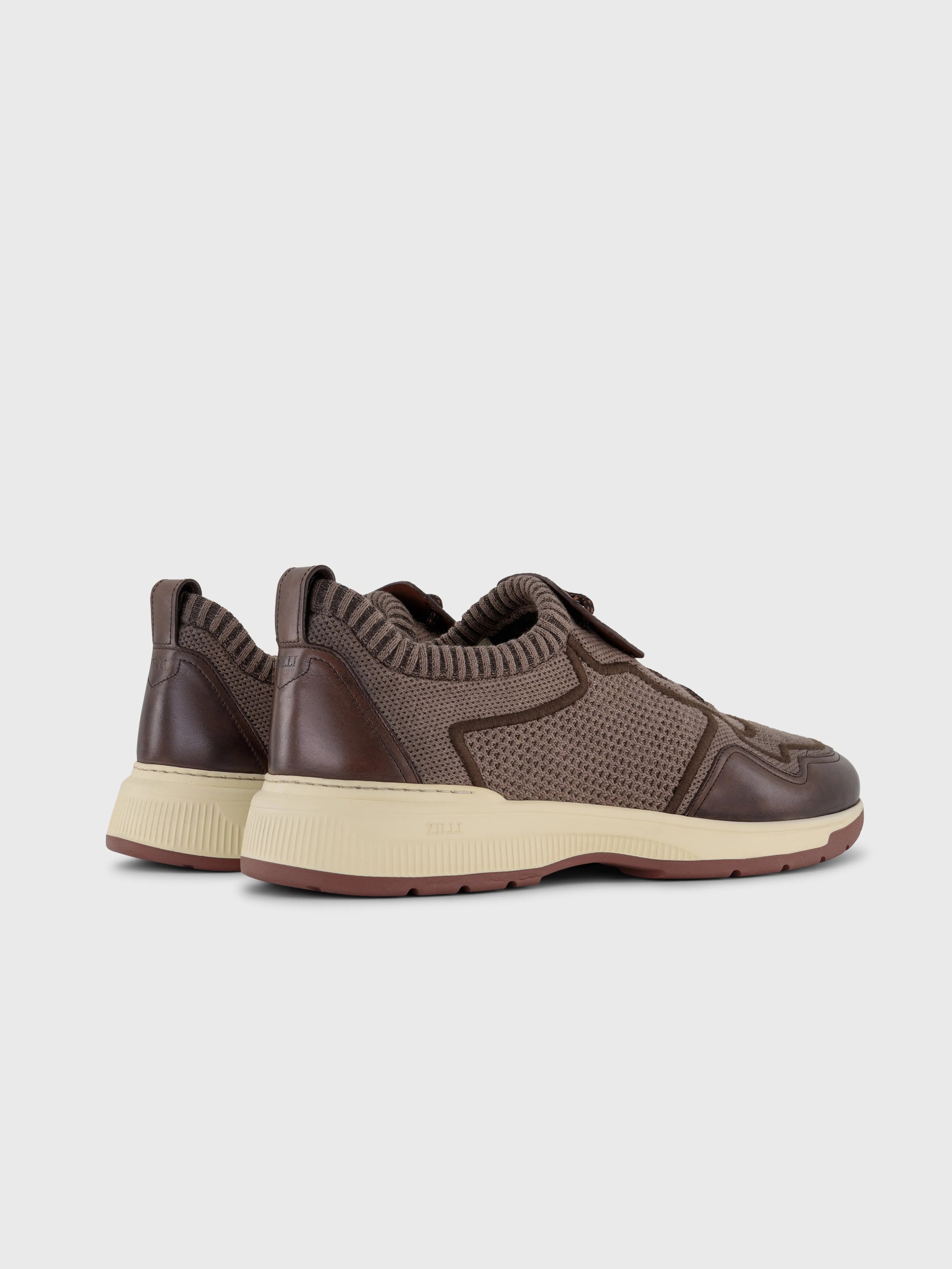 Low-Top Sneakers - Stone Tan