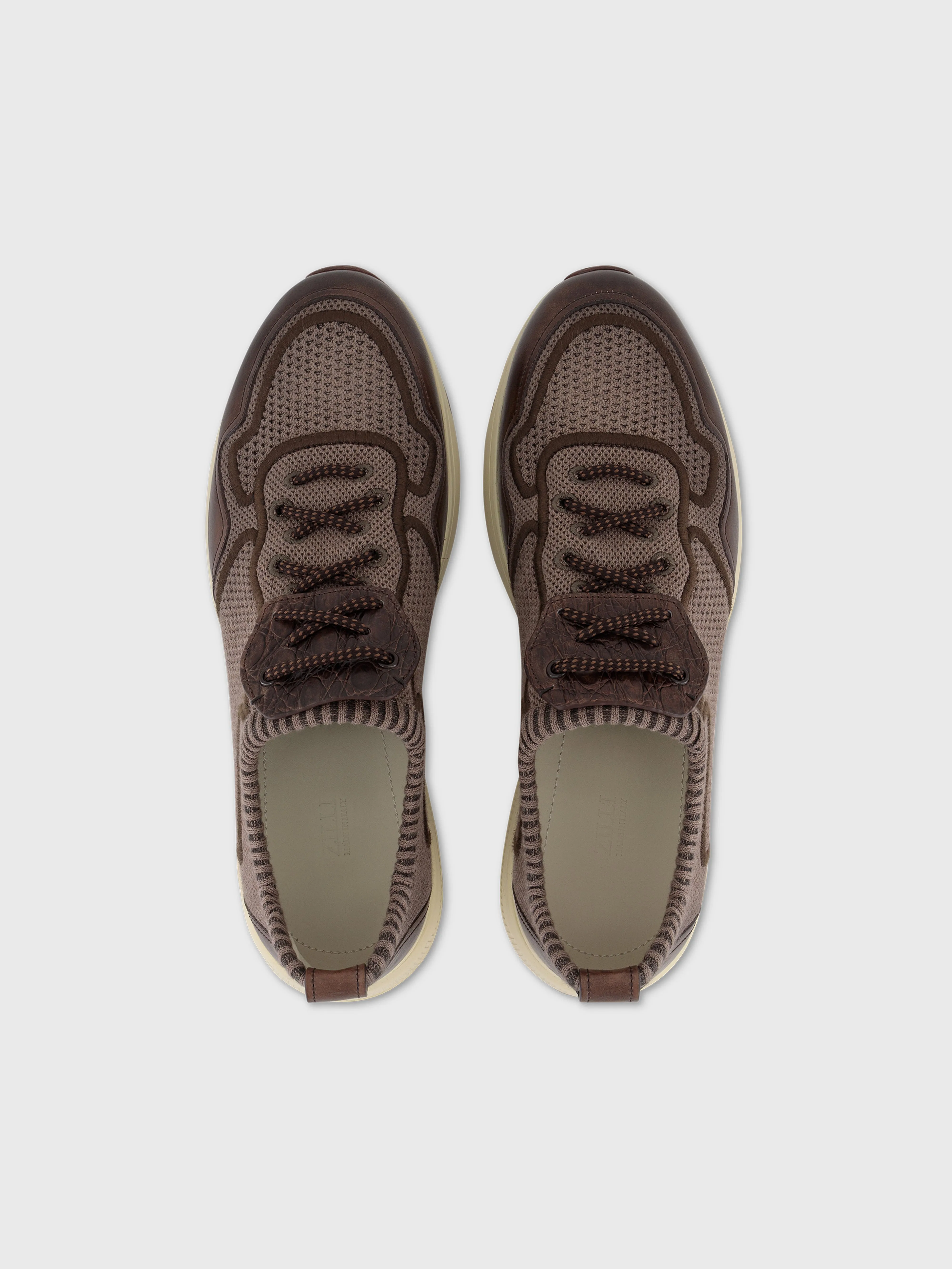 Low-Top Sneakers - Stone Tan