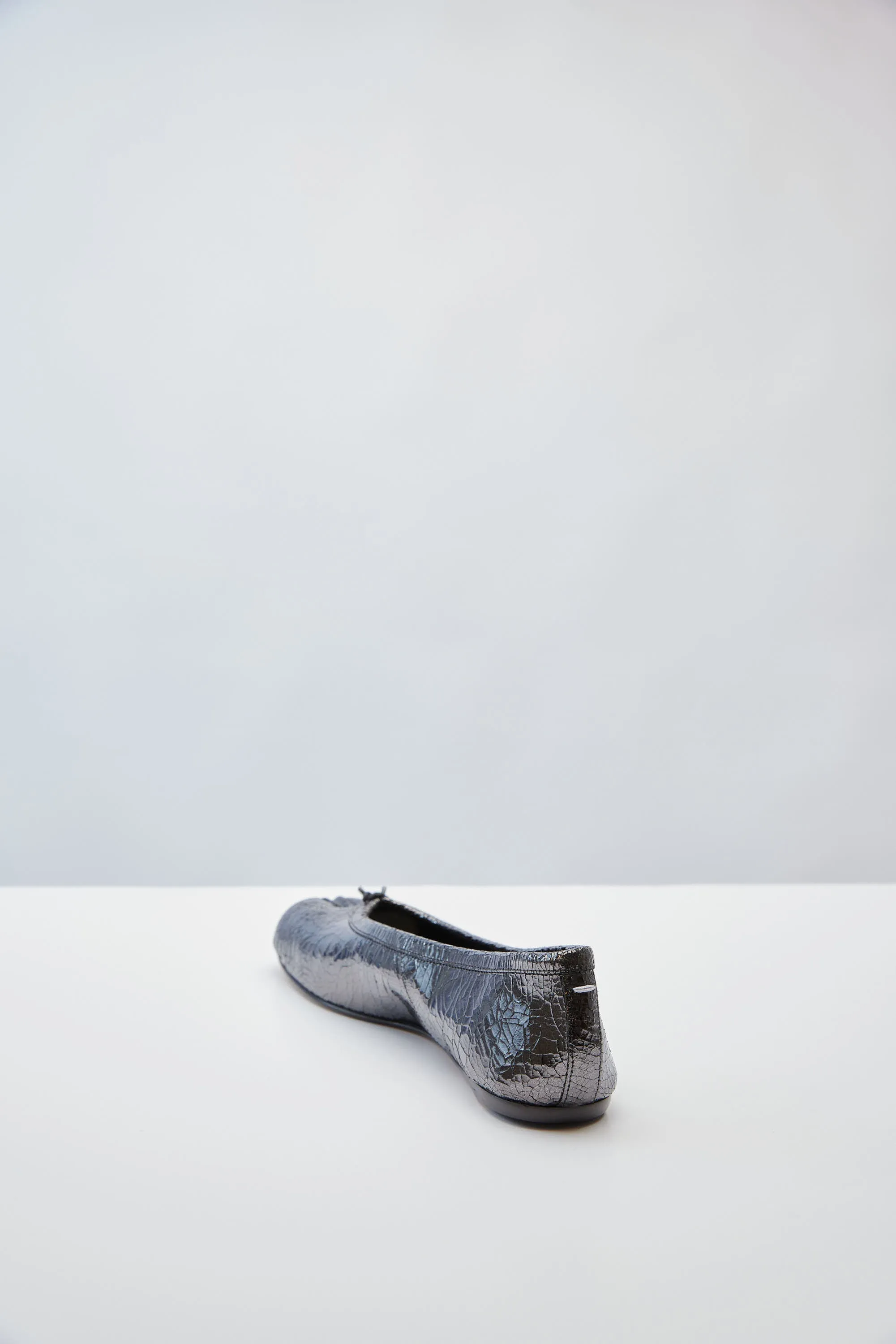 Maison Margiela Tabi Ballet Shoe in Crackle Patent