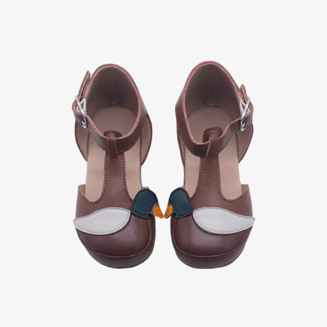 mary jane shoe || mallard duck