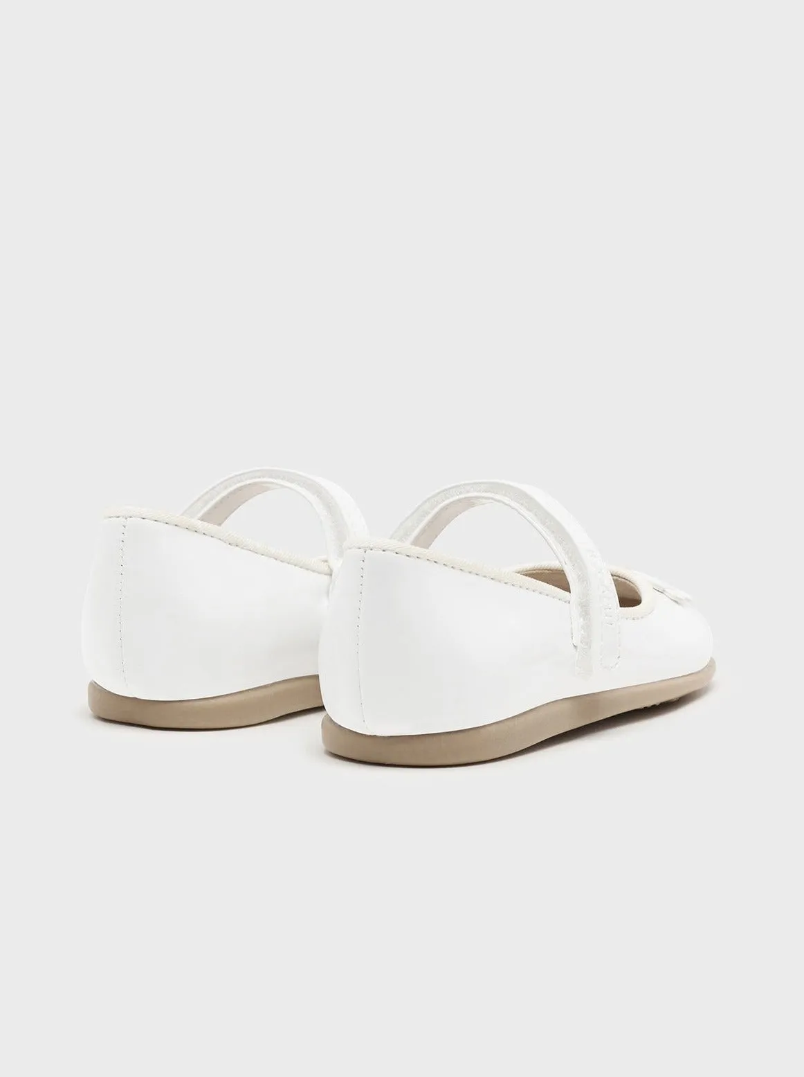 Mayoral Baby Leather Mary Janes White_41442-080