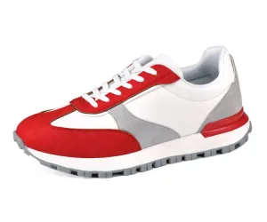 Mazino Gallium Elegance Red Sneakers Men’s Low Top Casual