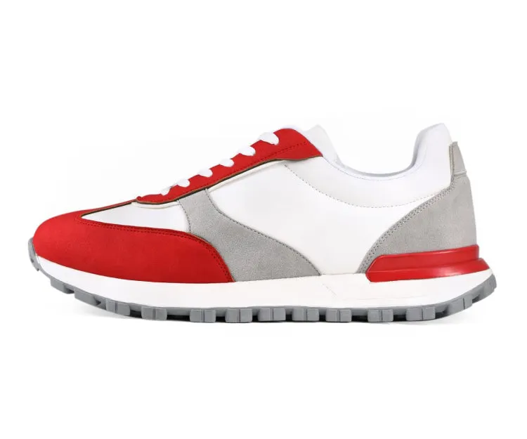 Mazino Gallium Elegance Red Sneakers Men’s Low Top Casual