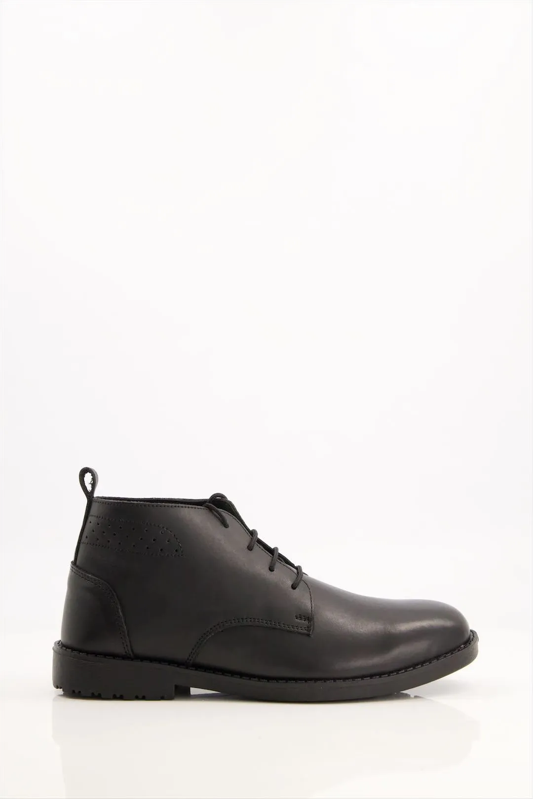 MEARS LEATHER CHUKKA BLACK