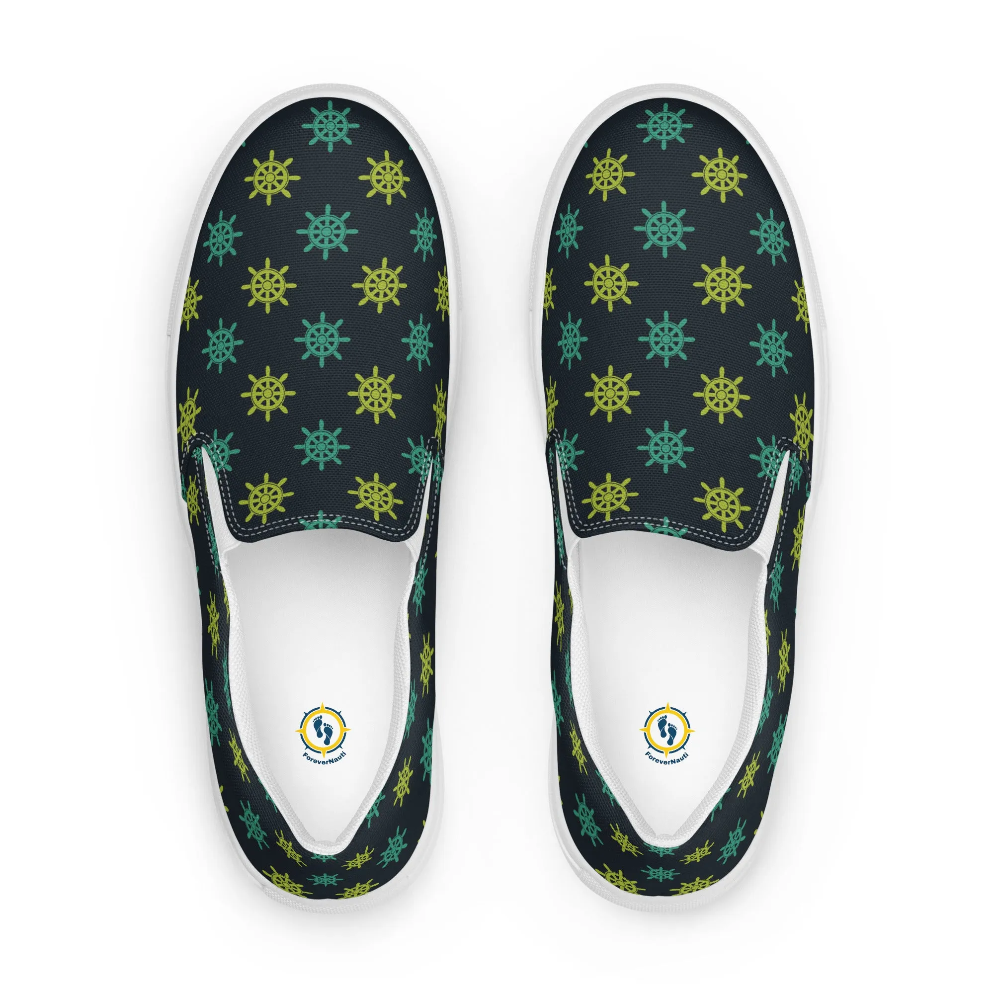 Nautical Design Women’s slip-on canvas shoes