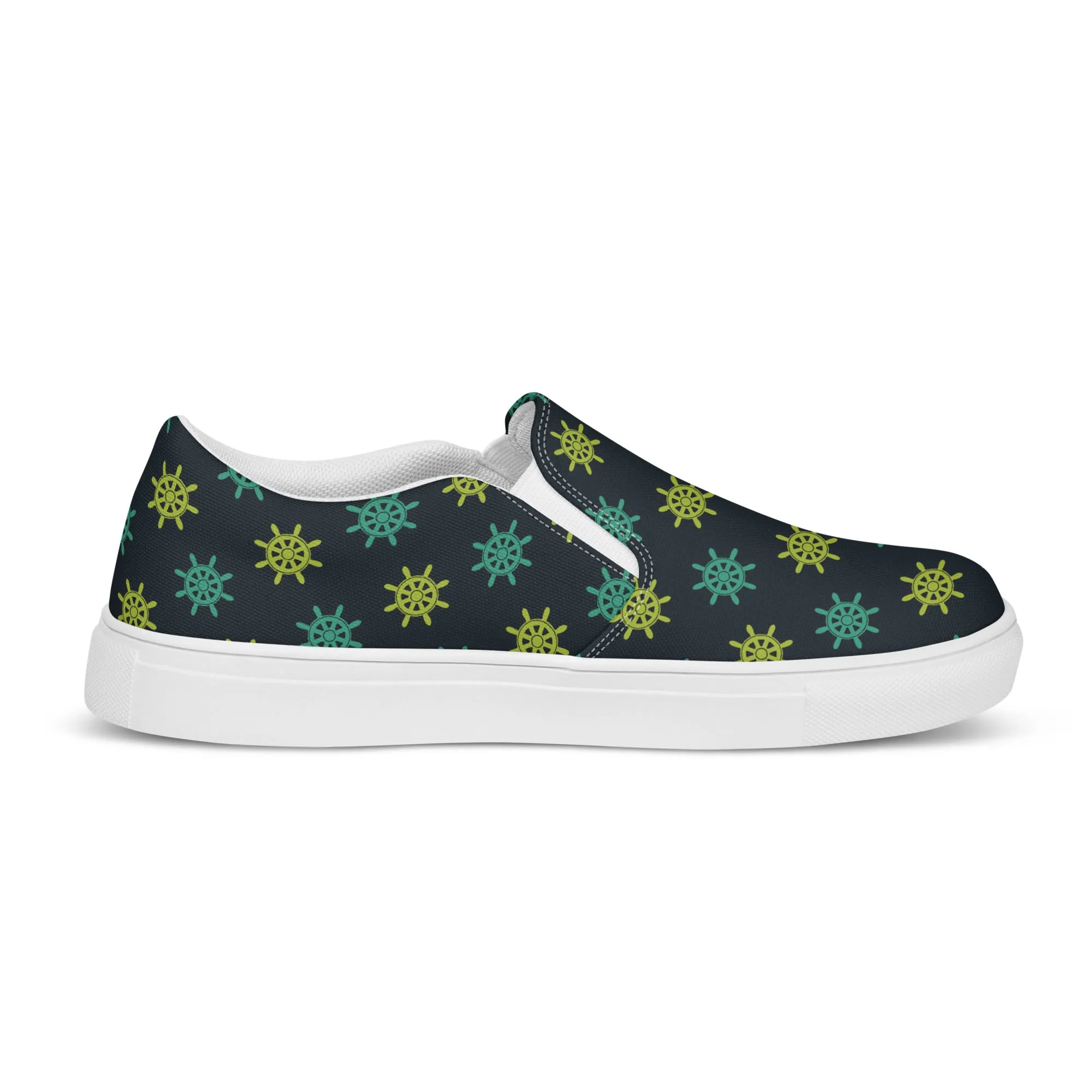 Nautical Design Women’s slip-on canvas shoes
