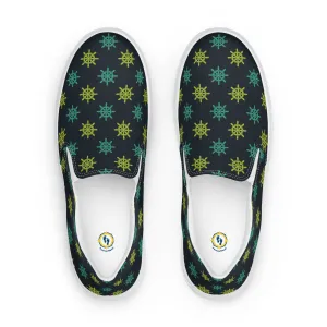 Nautical Design Women’s slip-on canvas shoes