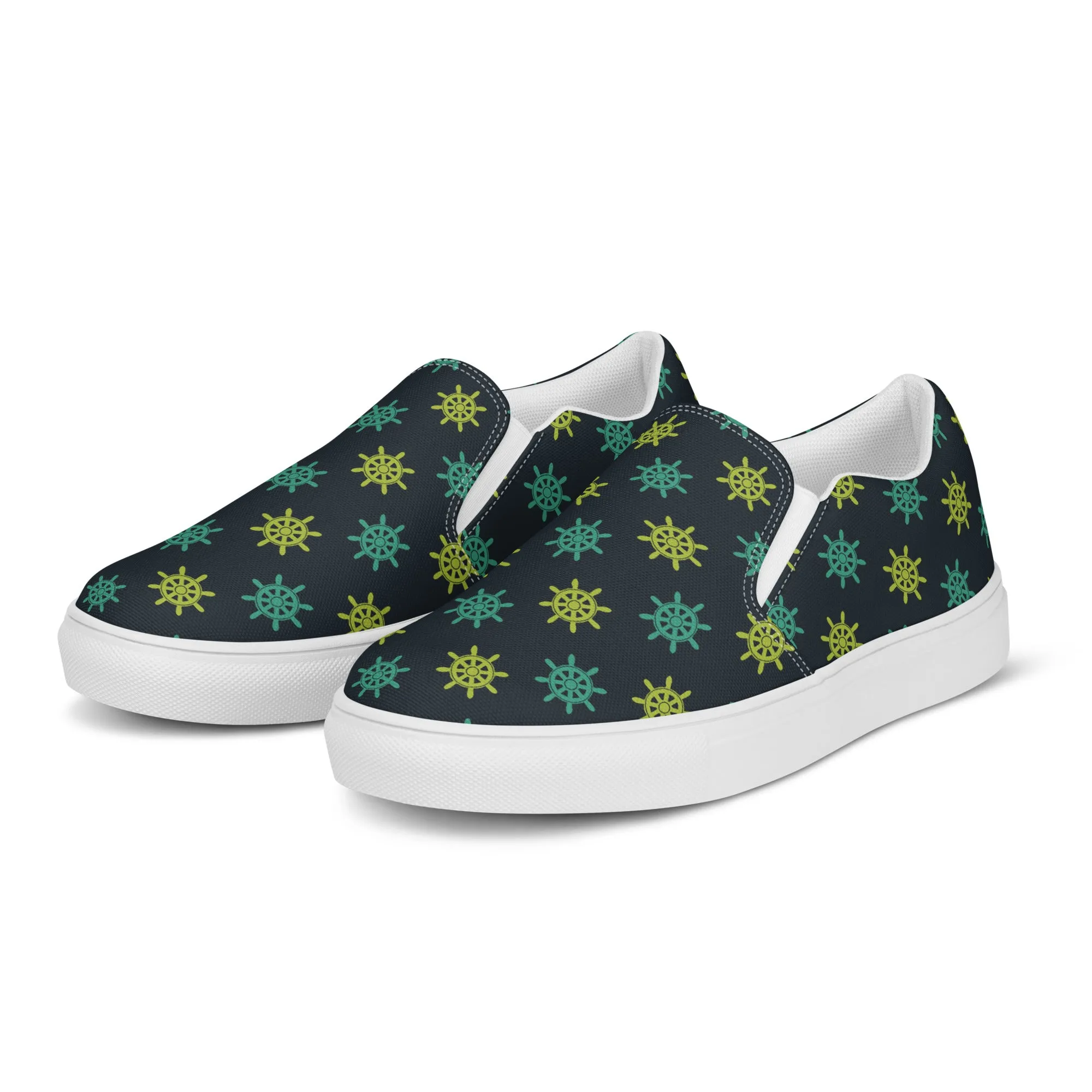 Nautical Design Women’s slip-on canvas shoes