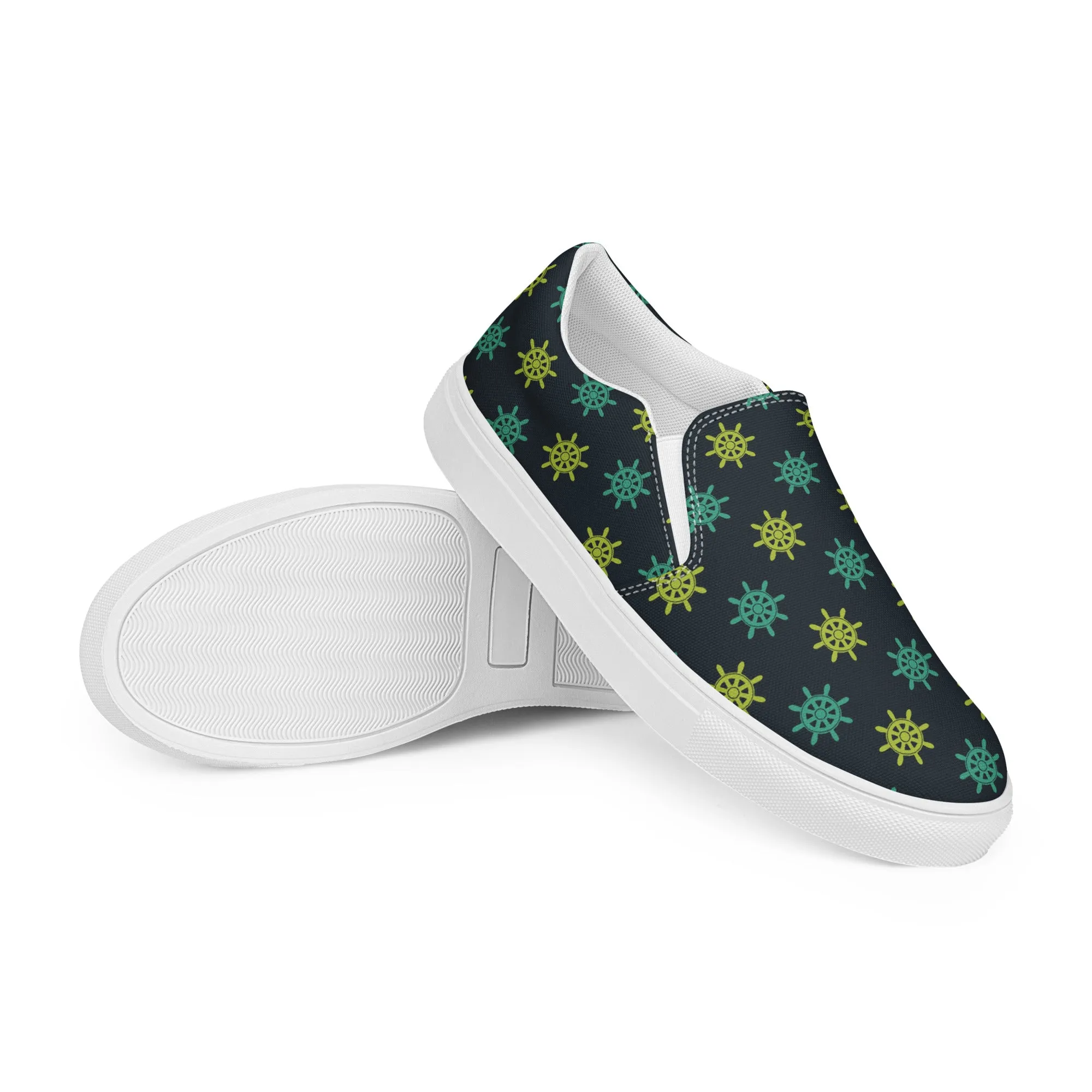Nautical Design Women’s slip-on canvas shoes
