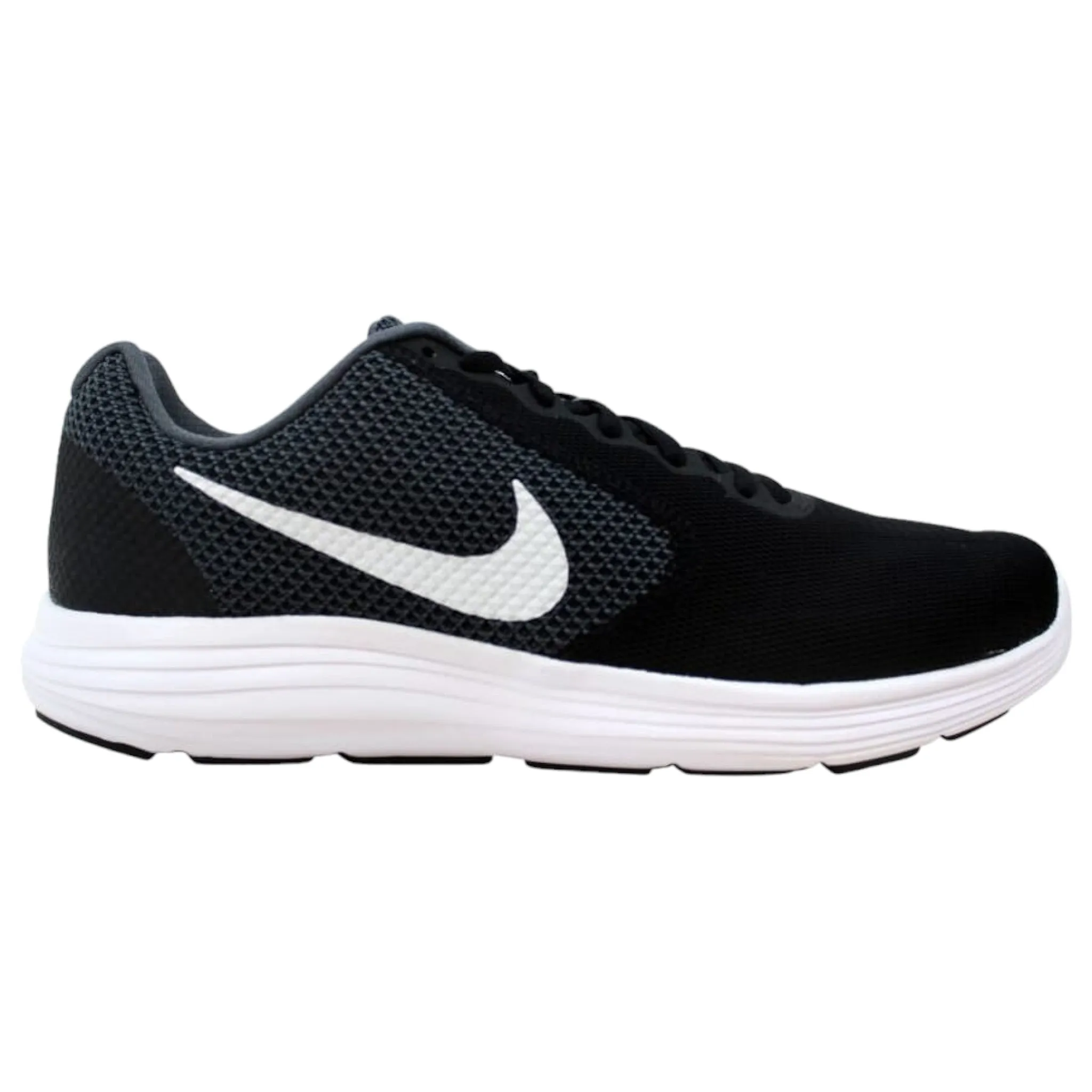 Nike Revolution 3 Womens Dark Grey/White - (819303 001) - W5 - R1L2 - L/P
