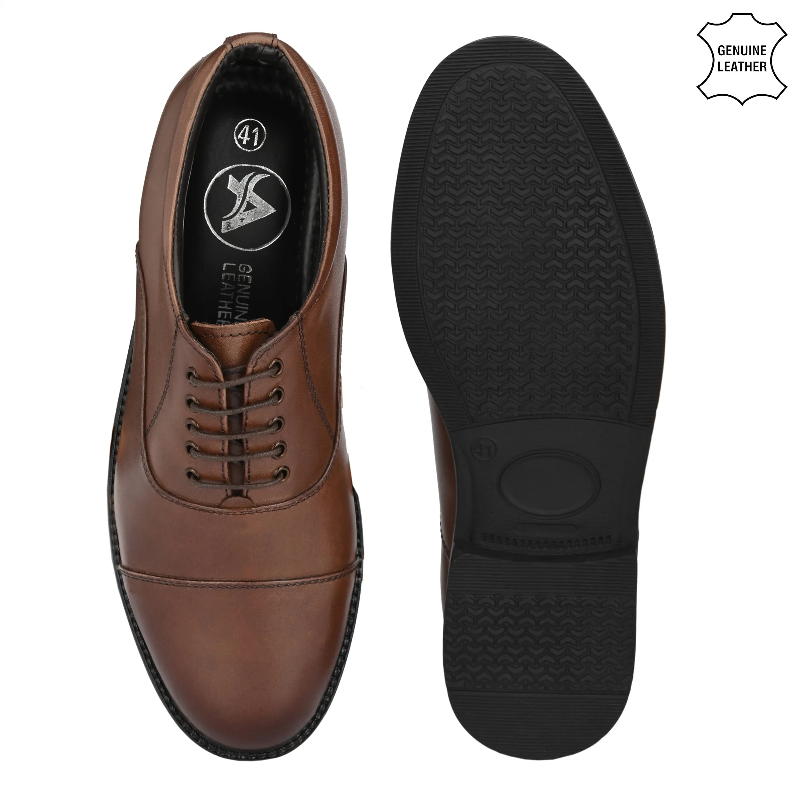 Noble Oxford Full Grain Leather Derby Lace Ups