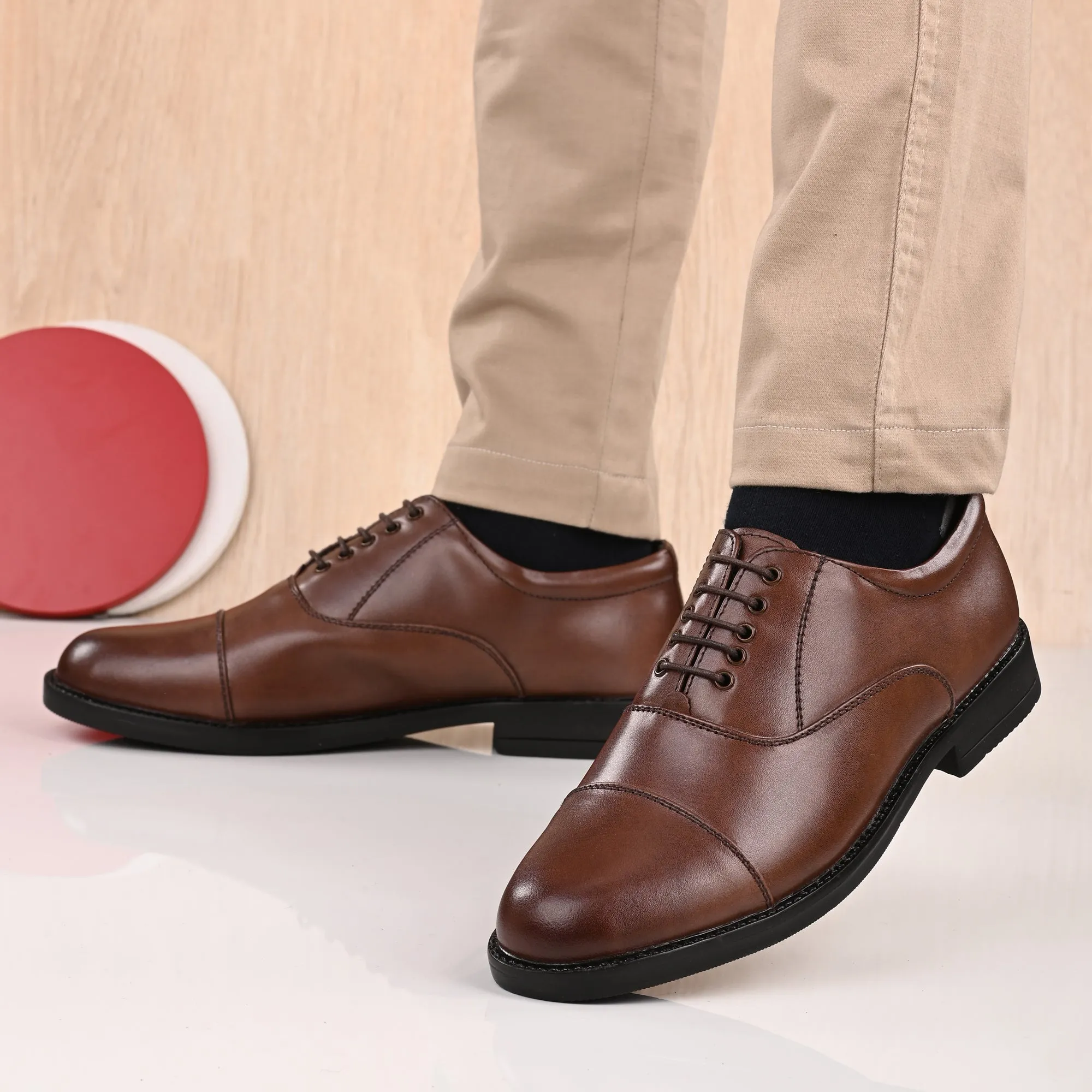 Noble Oxford Full Grain Leather Derby Lace Ups