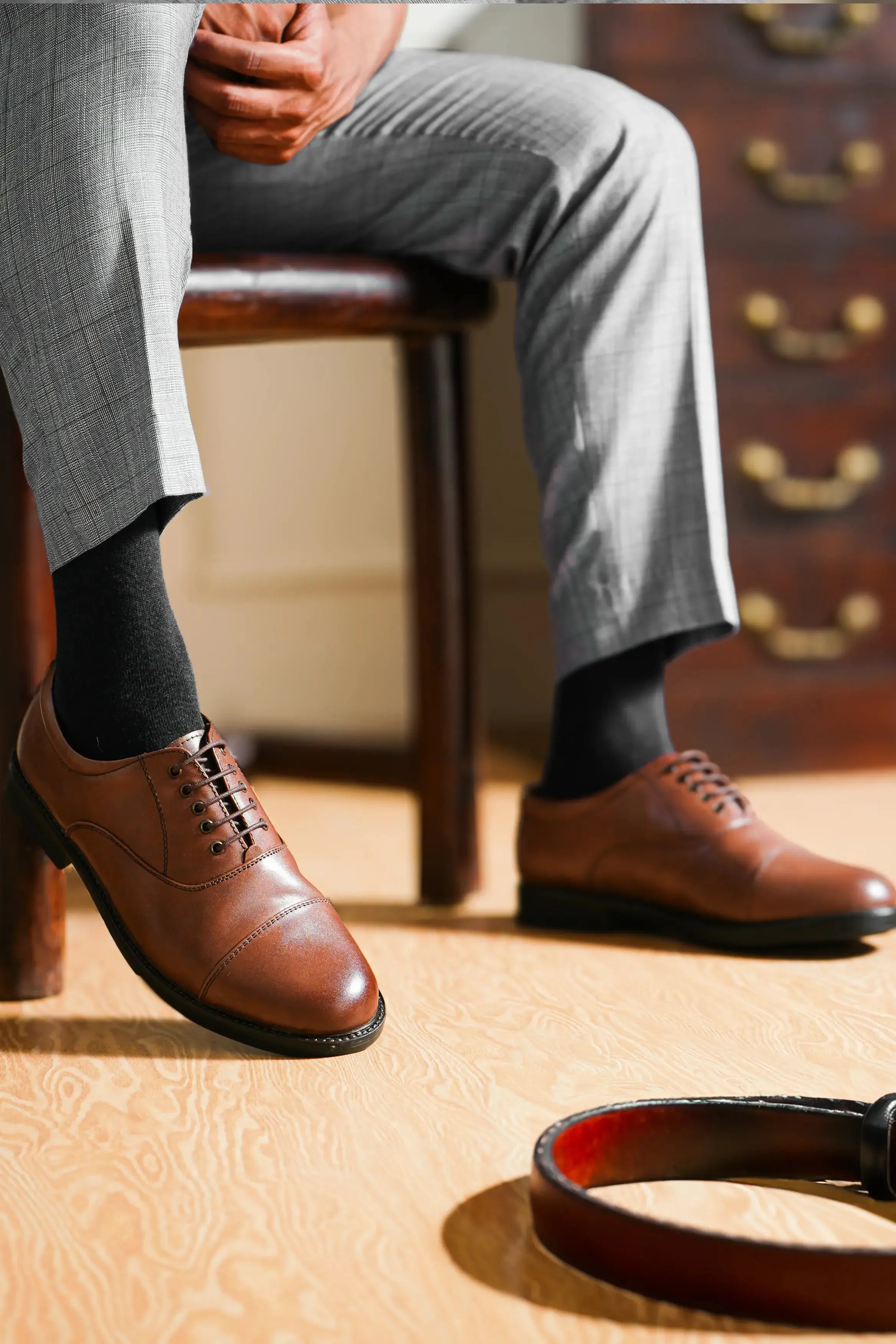 Noble Oxford Full Grain Leather Derby Lace Ups