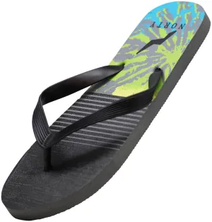 NORTY Mens 8-13 Black Stripe Sandal 22002A