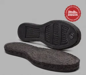 Original straight black sole - full rubber