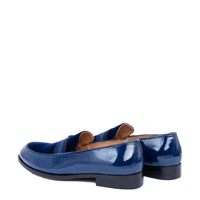 Patent Synthetic Leather Loafers For Men