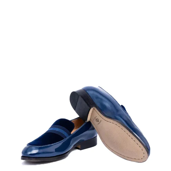 Patent Synthetic Leather Loafers For Men