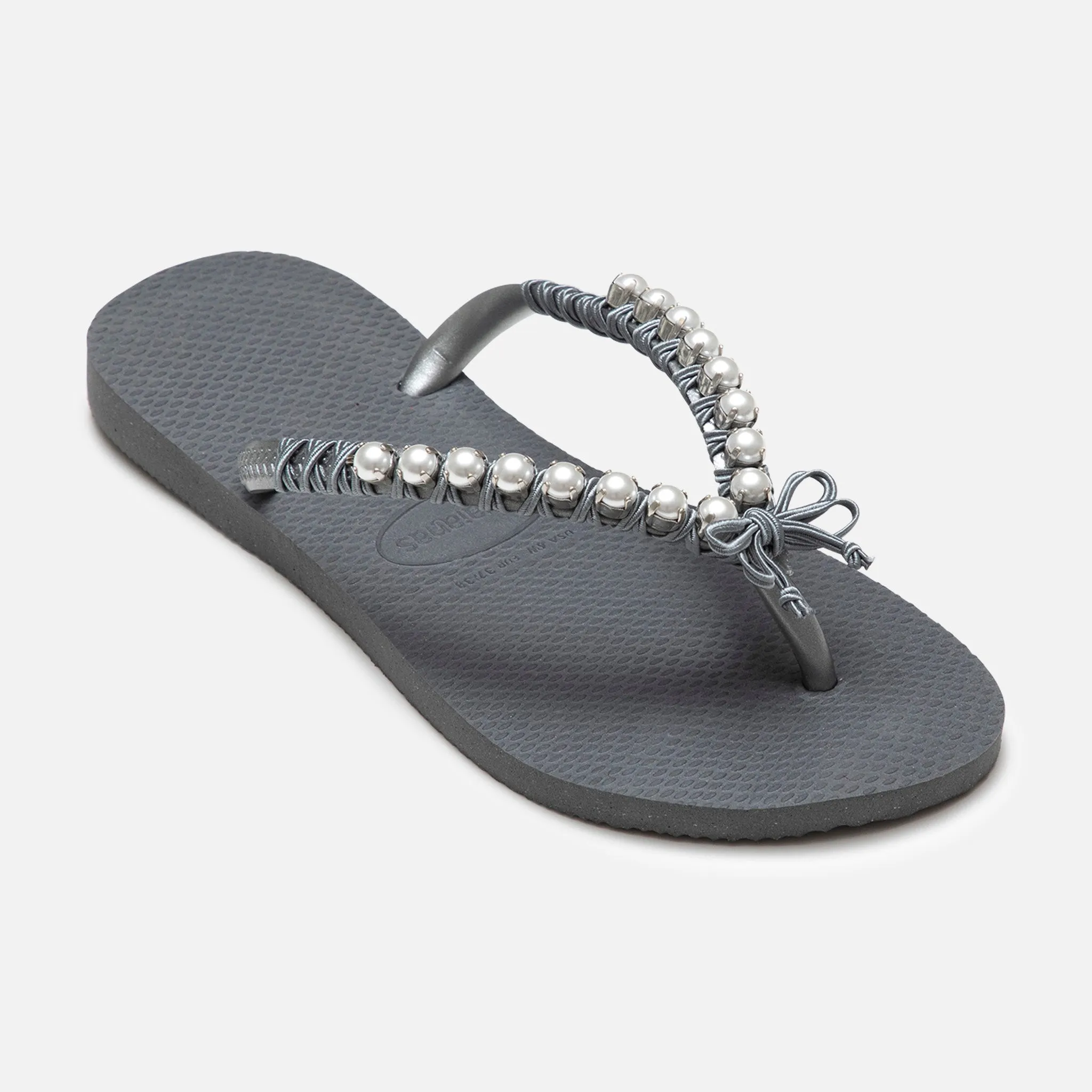 Pearls Flip Flops