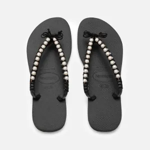 Pearls Flip Flops