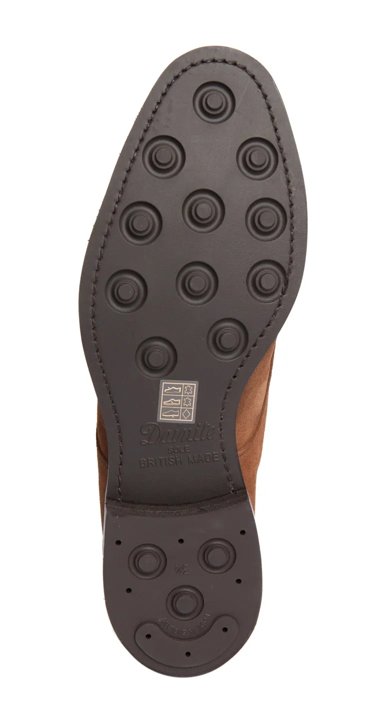 Regent - 'Badger' Chukka Boots - Brown Suede