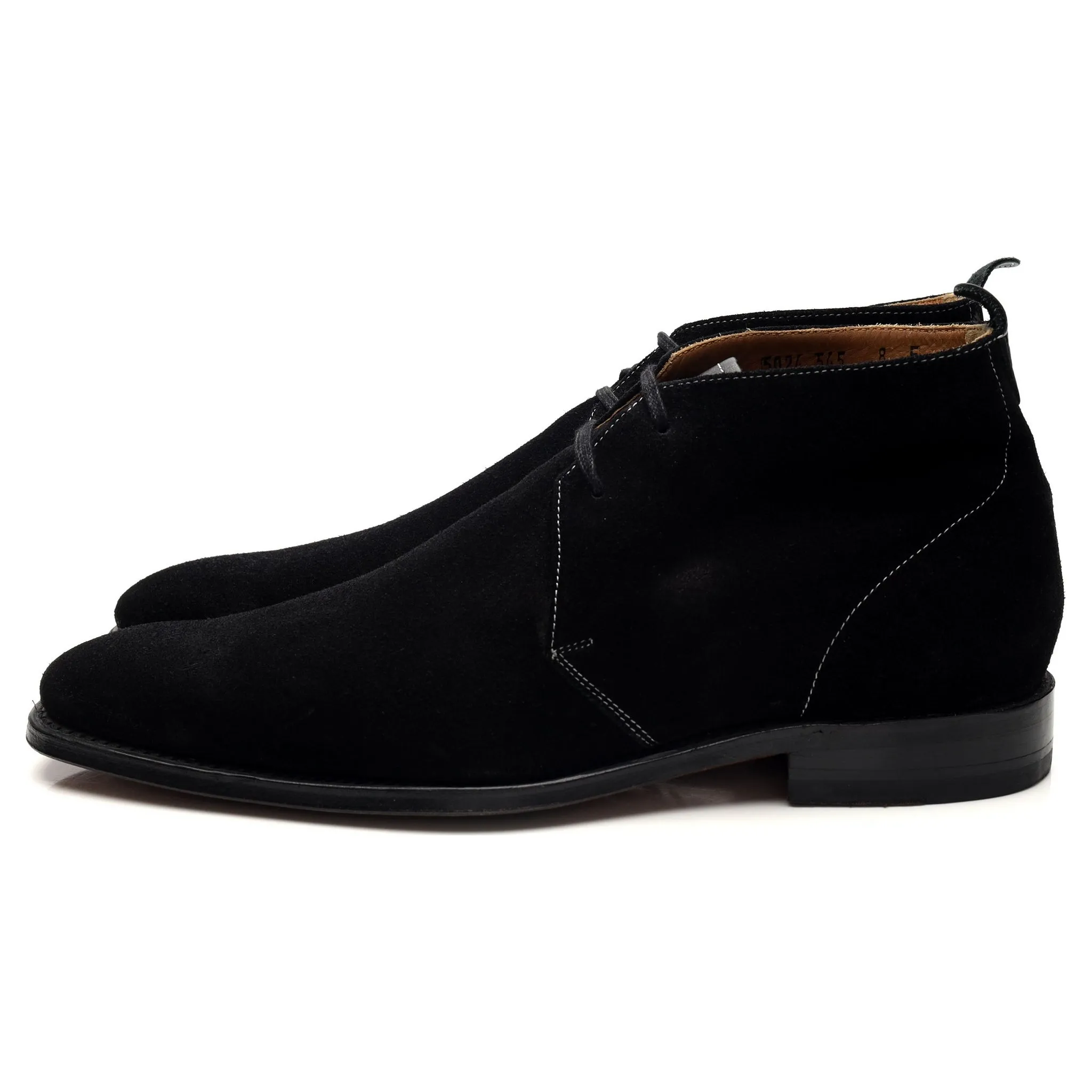 'Smith' Black Suede Chukka Boot UK 8 F
