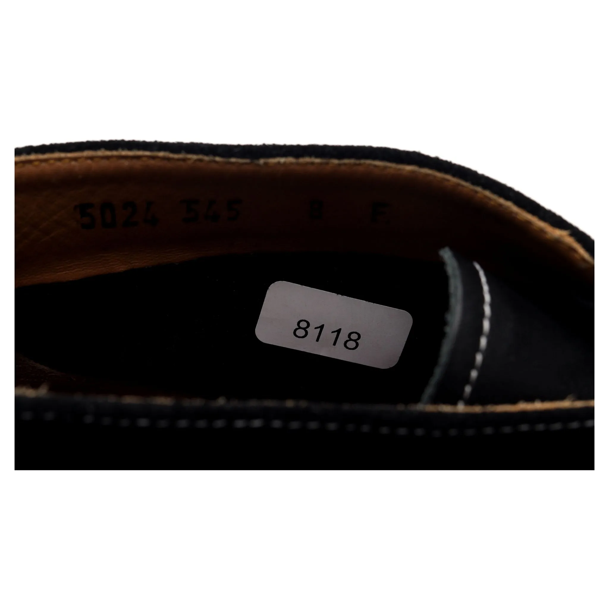 'Smith' Black Suede Chukka Boot UK 8 F