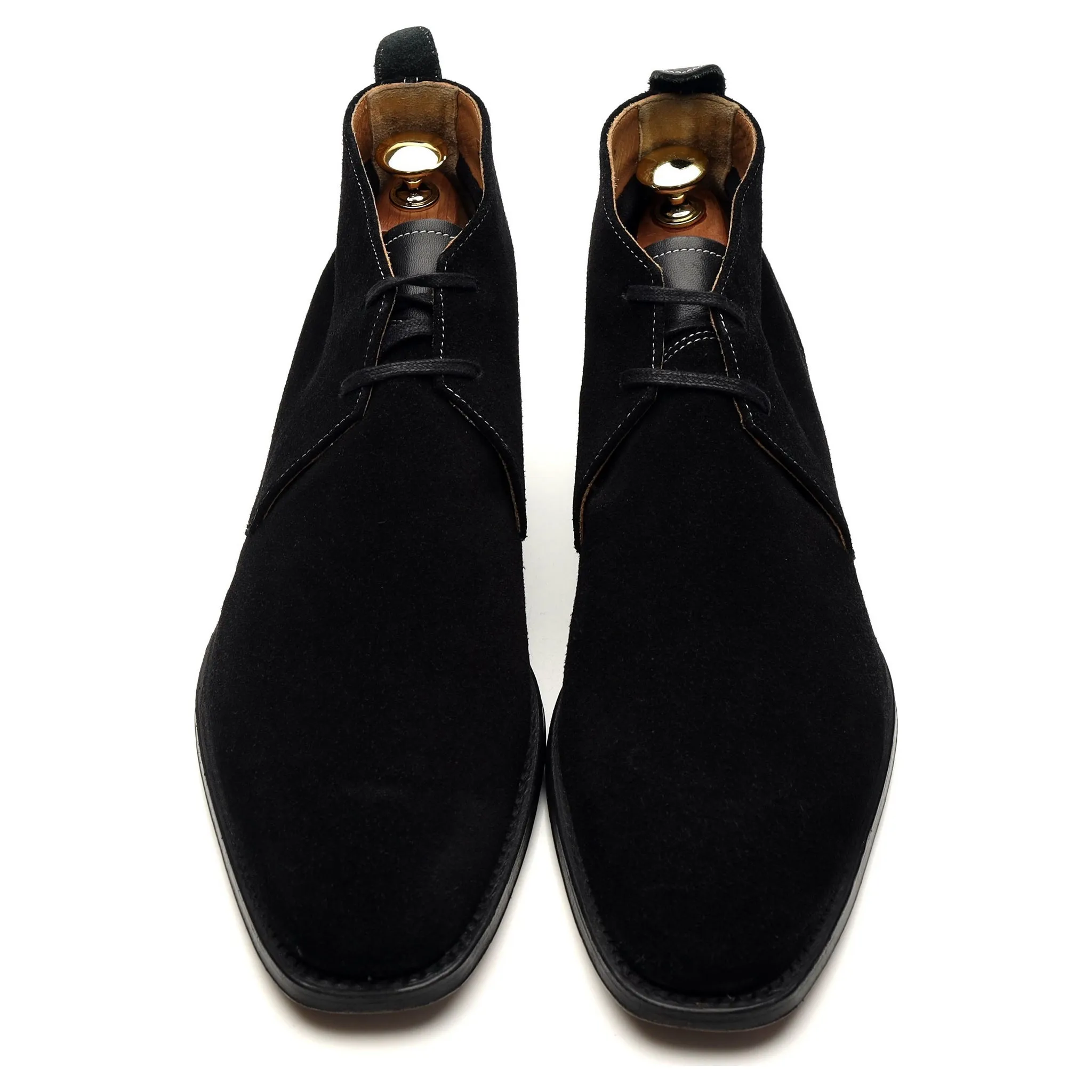 'Smith' Black Suede Chukka Boot UK 8 F
