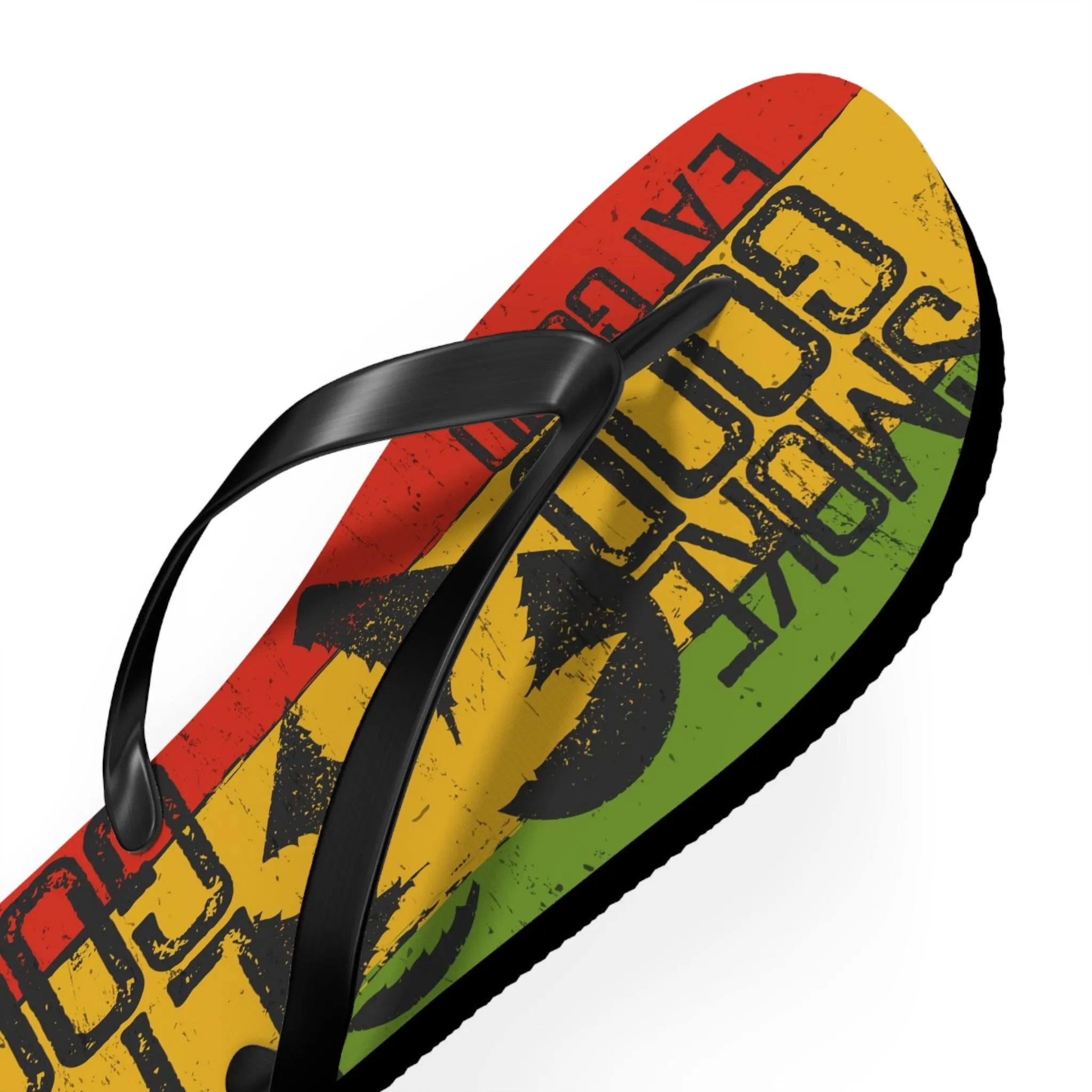 Smoke Good Eat Good Live Good Flip Flops