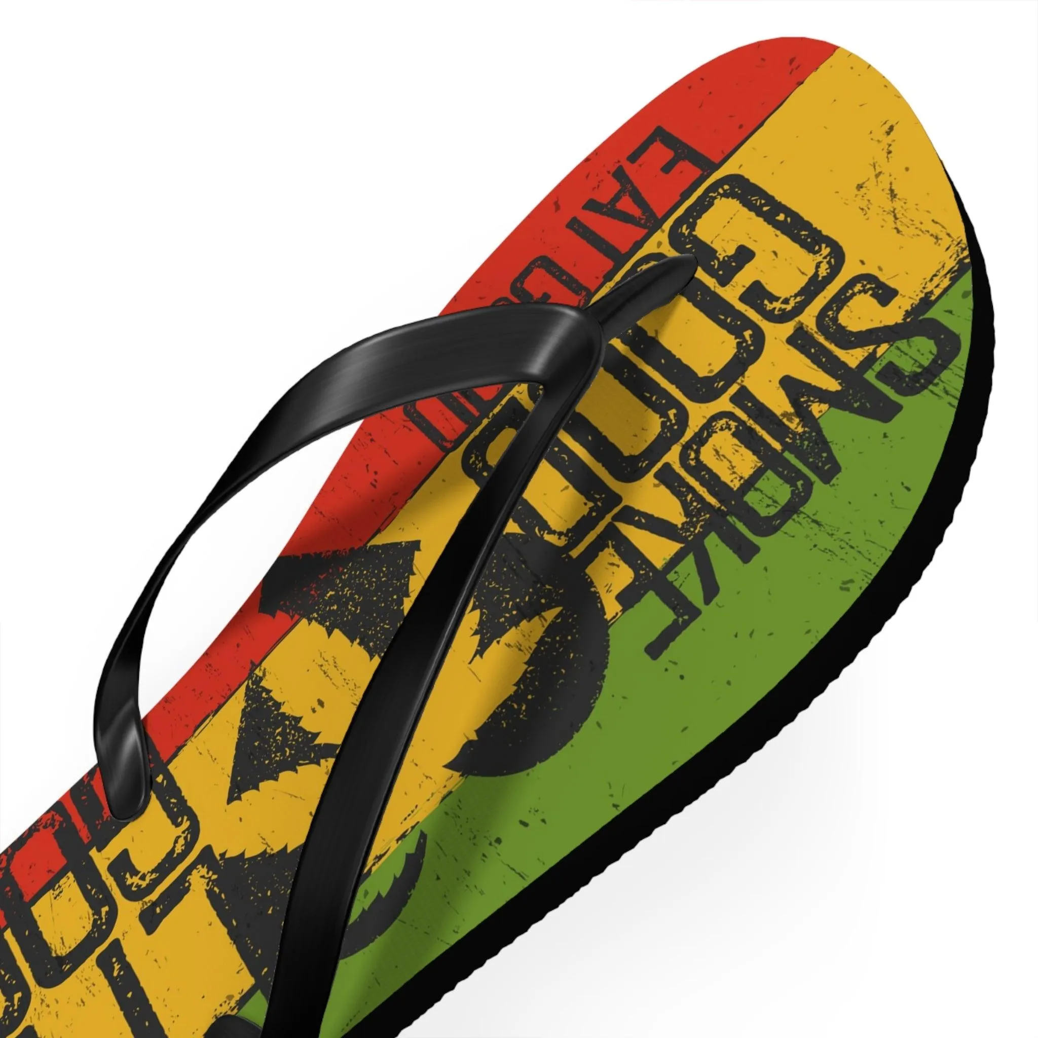 Smoke Good Eat Good Live Good Flip Flops