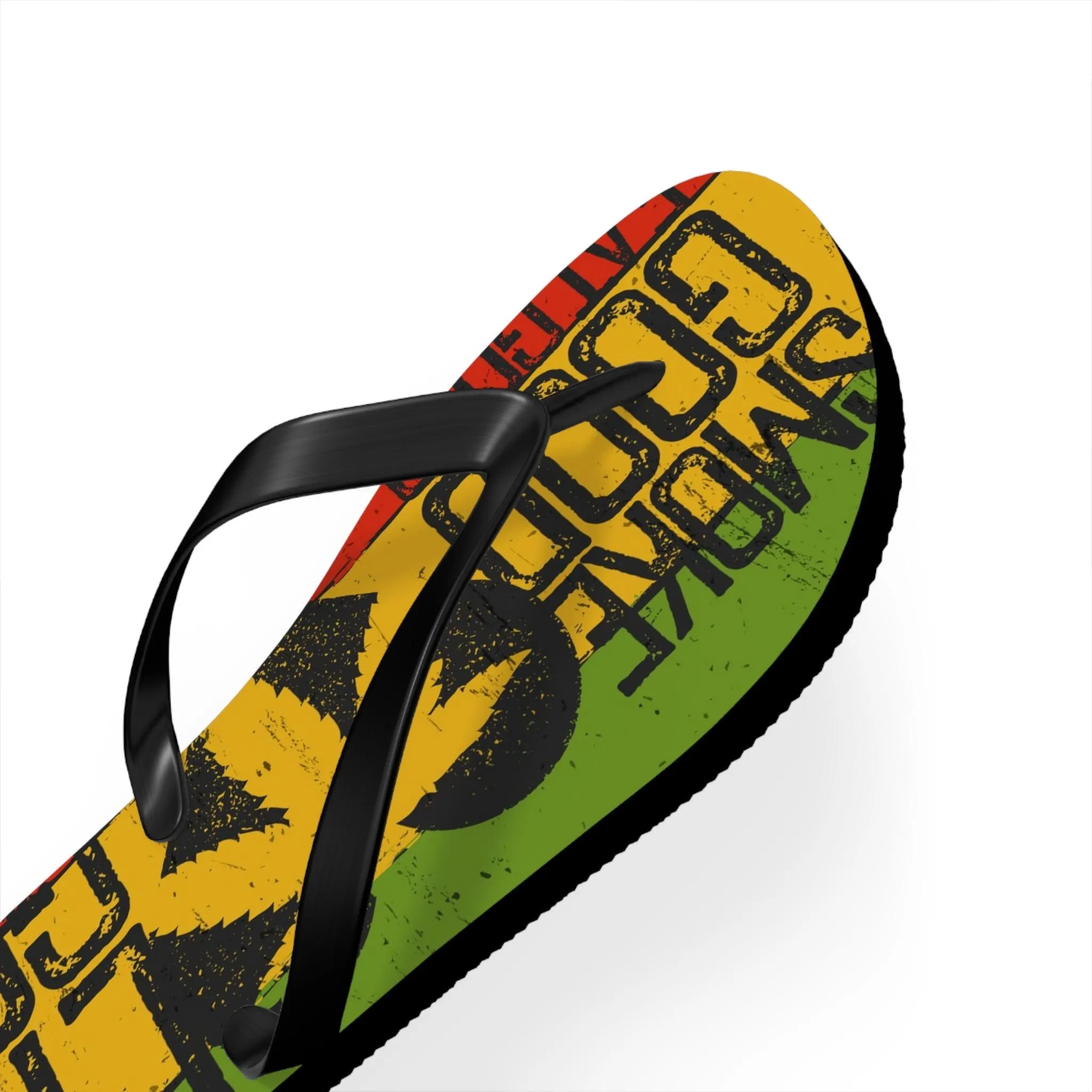 Smoke Good Eat Good Live Good Flip Flops