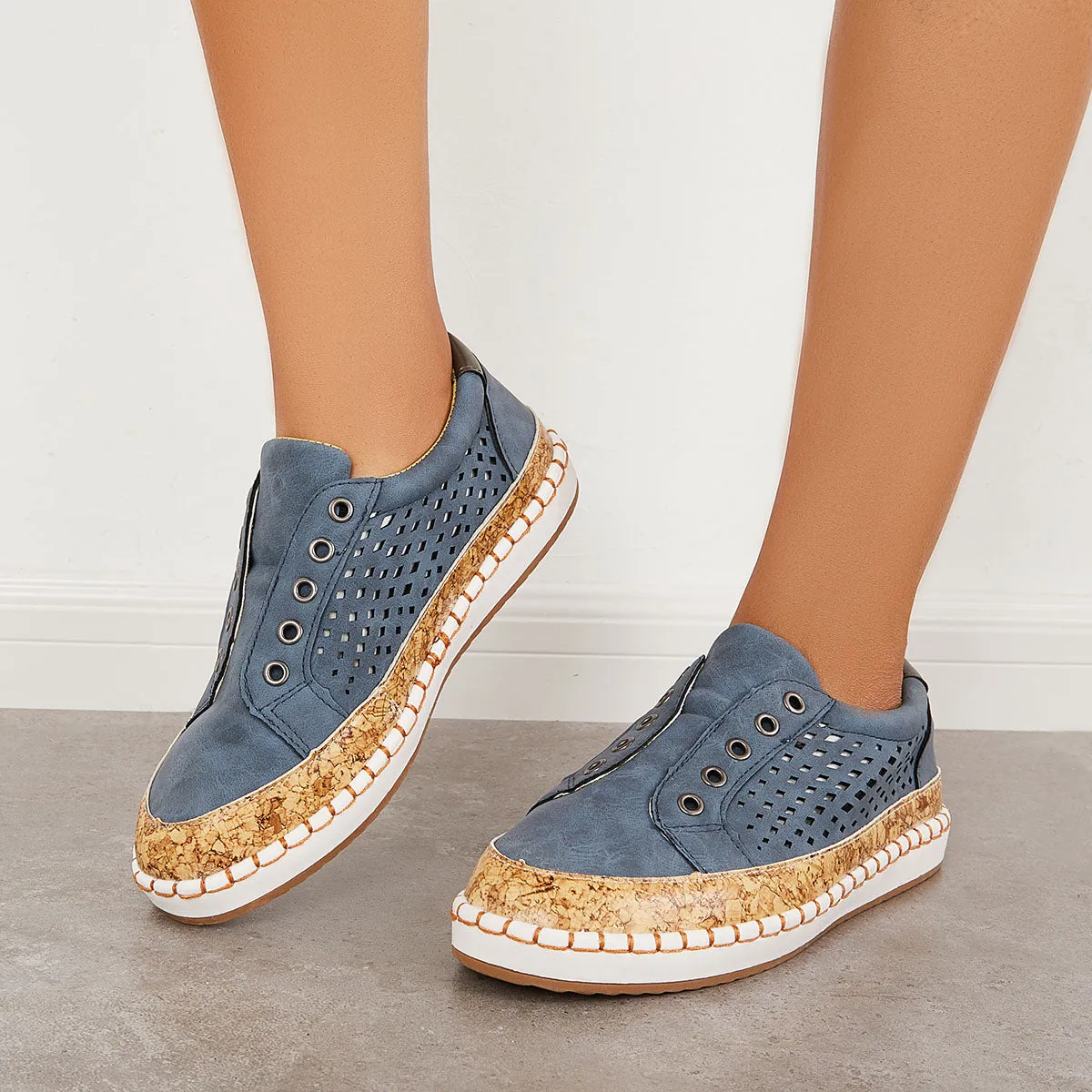 Sohiwoo  sneaker Casual PU Leather Sneakers