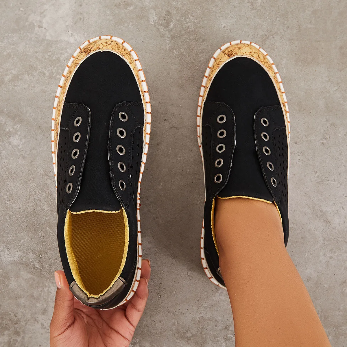 Sohiwoo  sneaker Casual PU Leather Sneakers