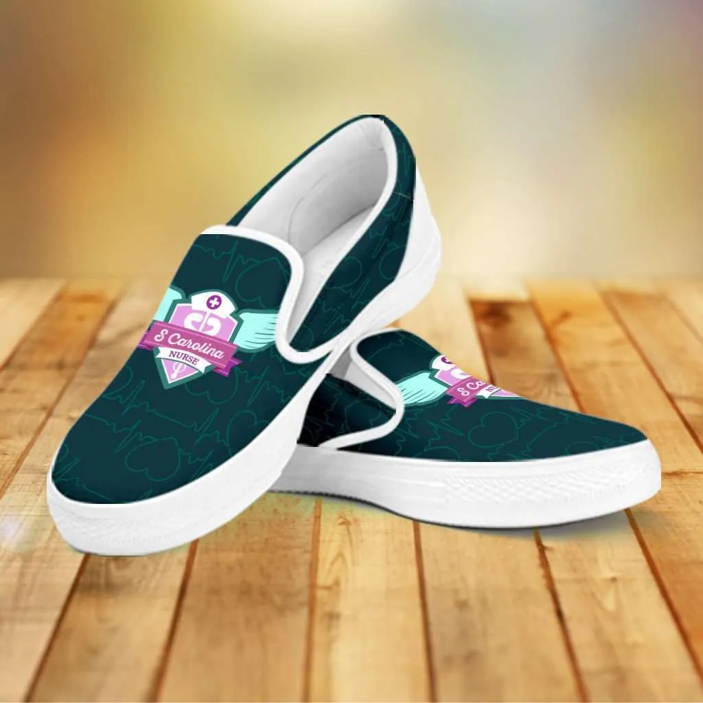 South Carolina Nurse Slip-on Shoes