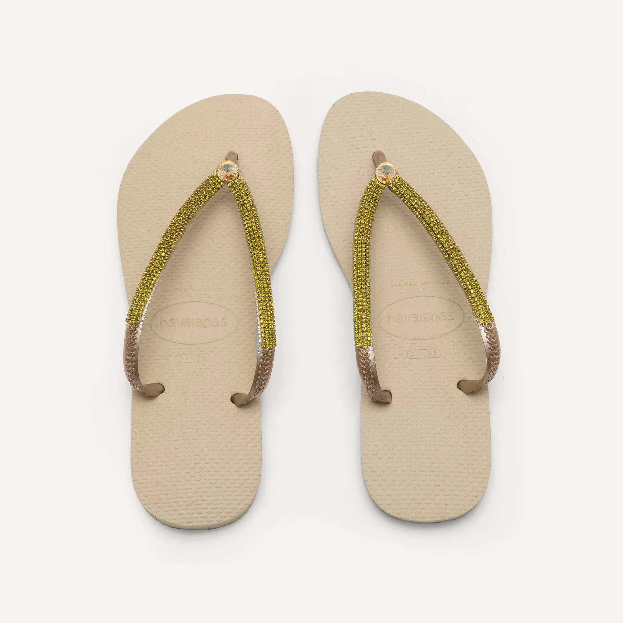 Sparkler Flip Flops