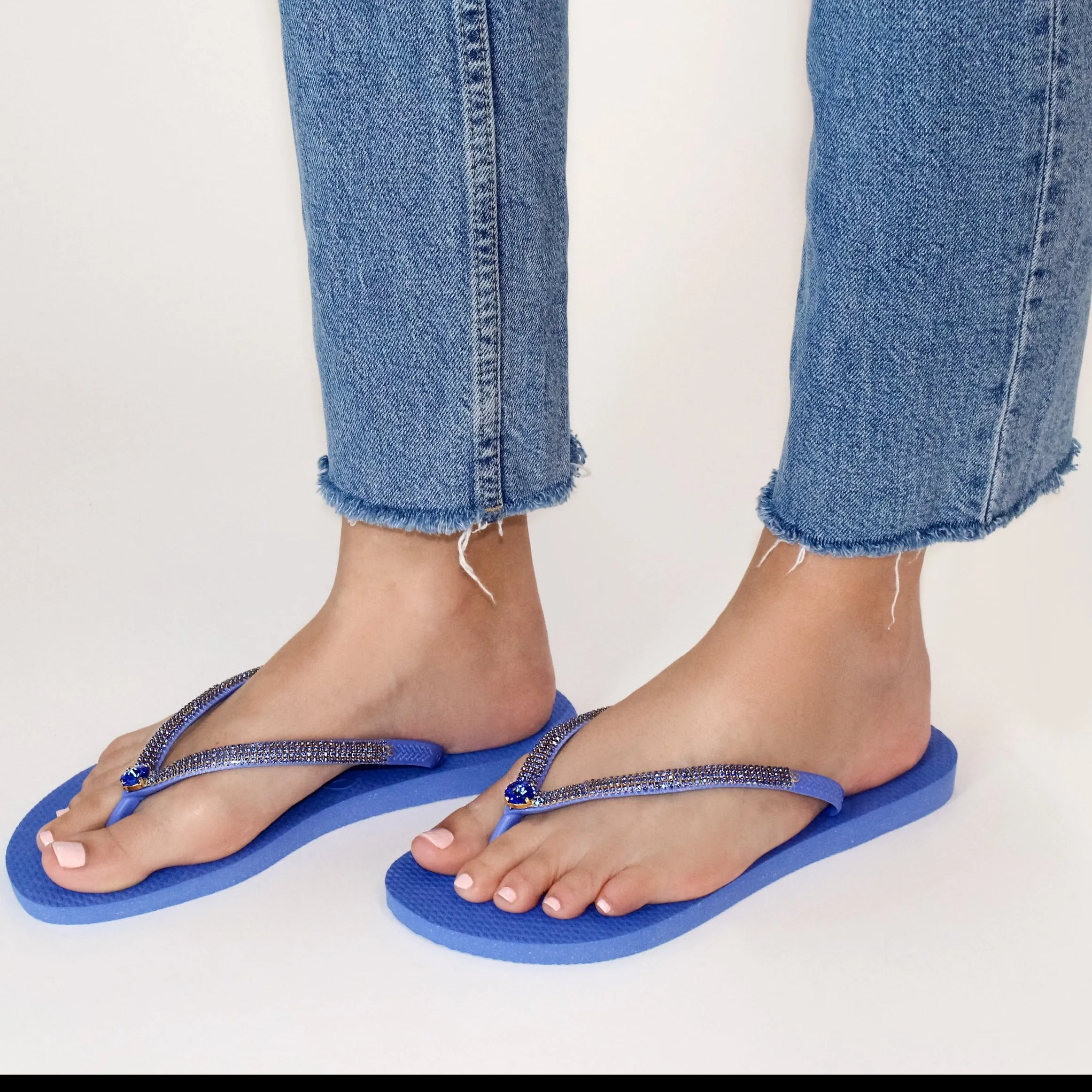 Sparkler Flip Flops