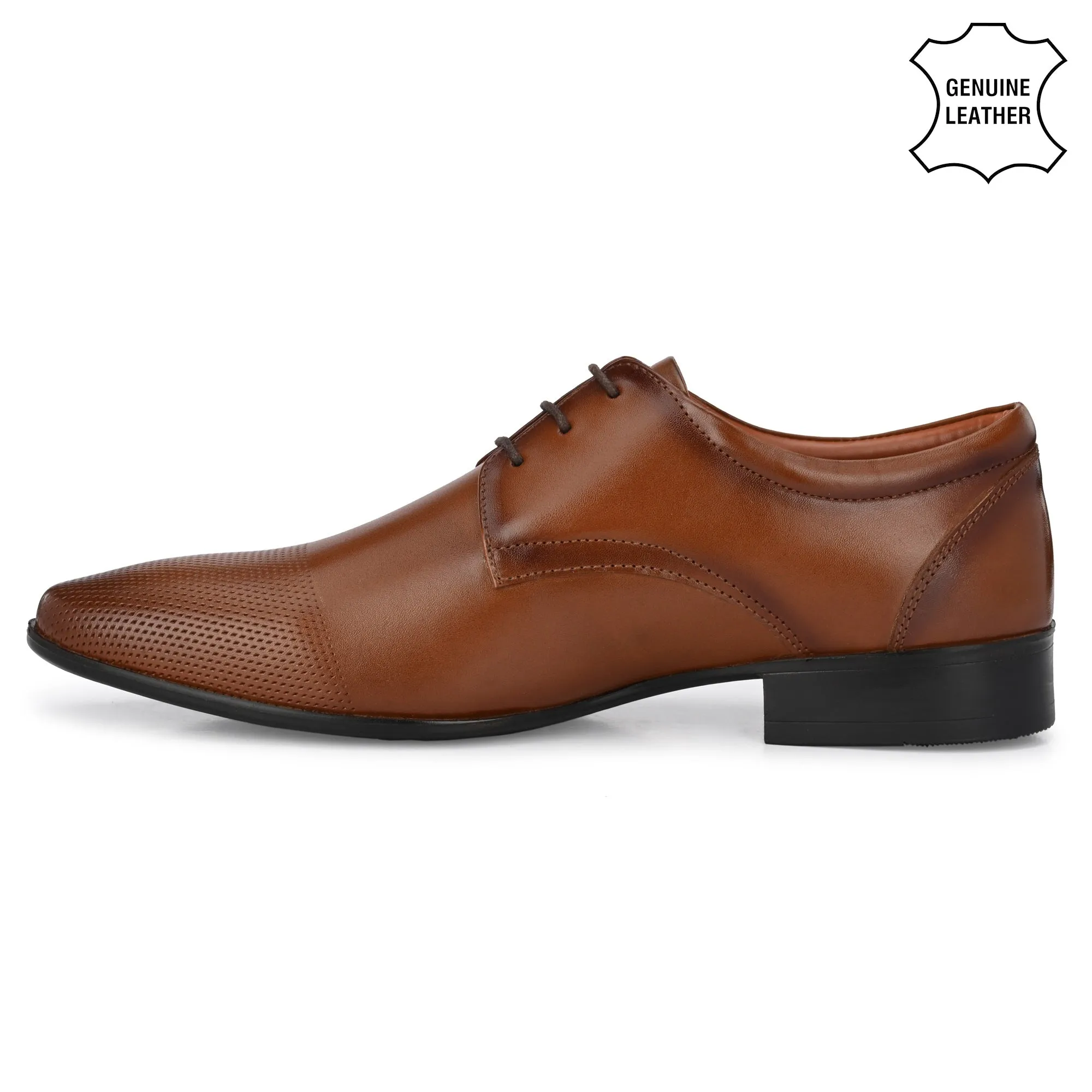 Tailored Full Grain Leather Derby Lace Ups
