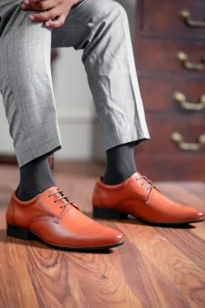 Tailored Full Grain Leather Derby Lace Ups