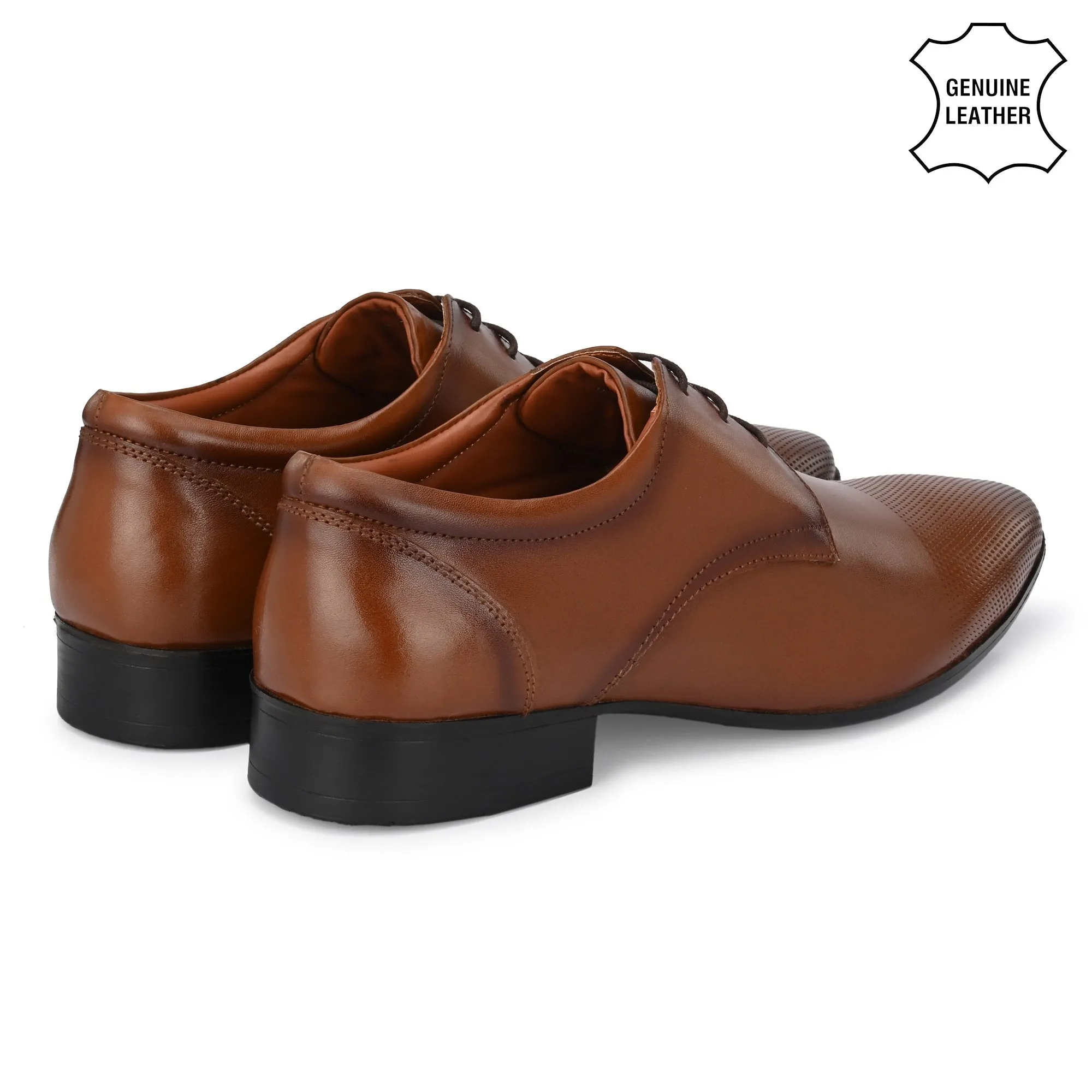 Tailored Full Grain Leather Derby Lace Ups