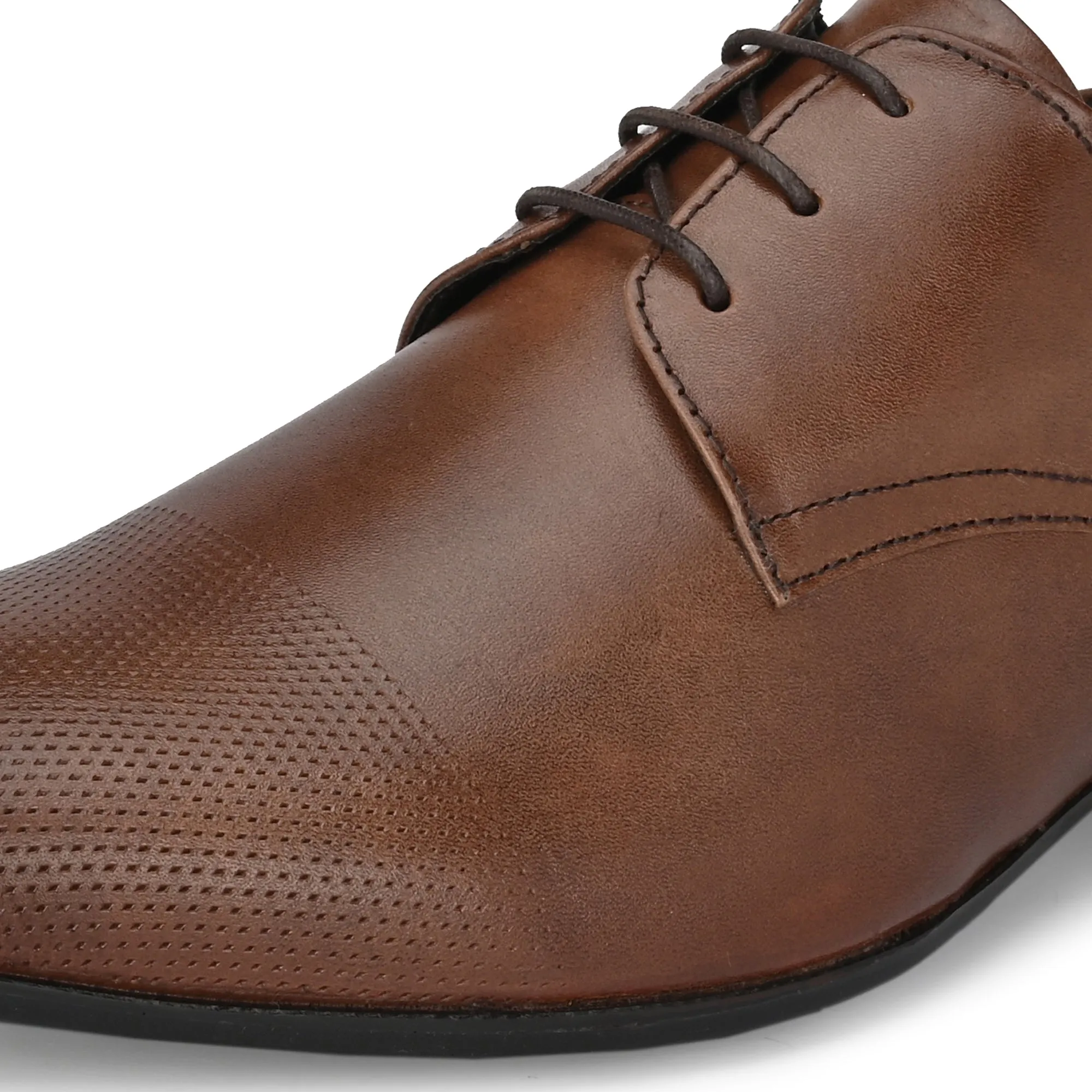 Tailored Full Grain Leather Derby Lace Ups