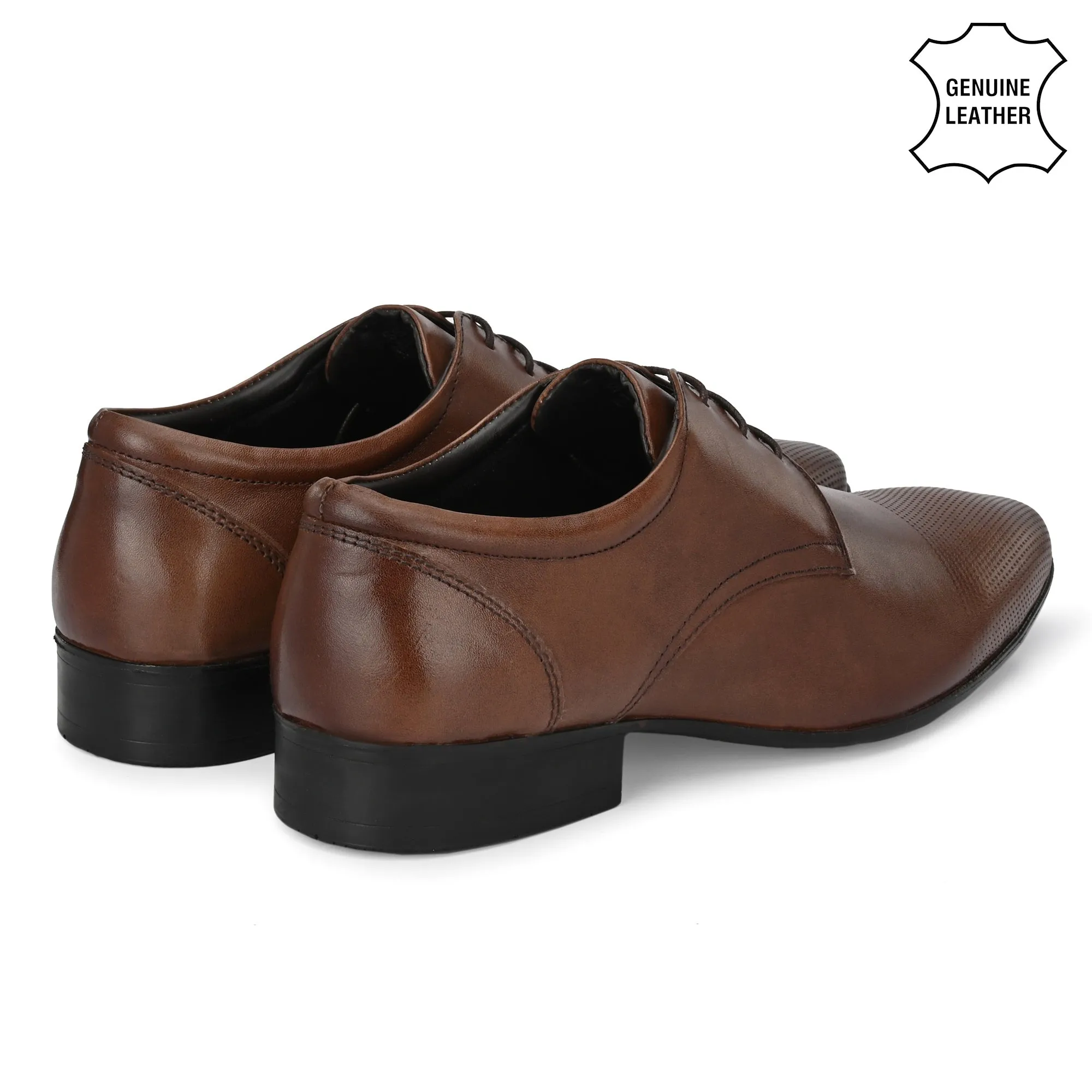 Tailored Full Grain Leather Derby Lace Ups