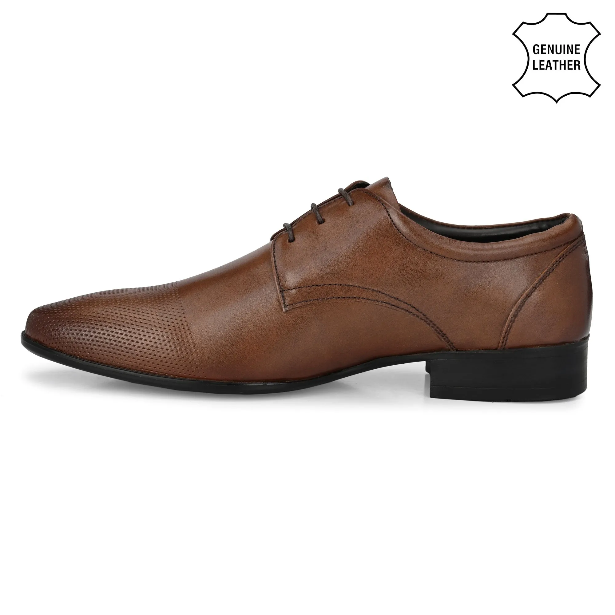 Tailored Full Grain Leather Derby Lace Ups