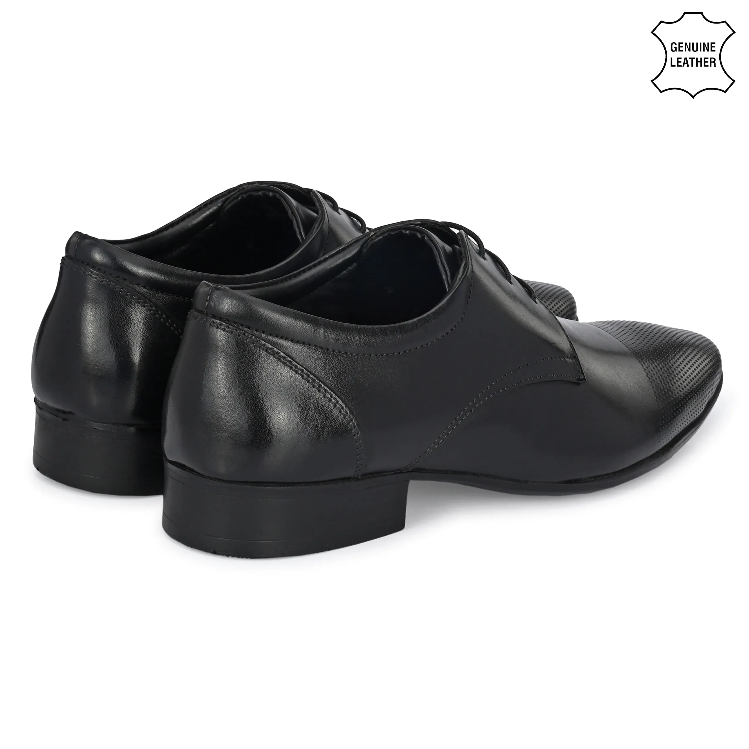 Tailored Full Grain Leather Derby Lace Ups