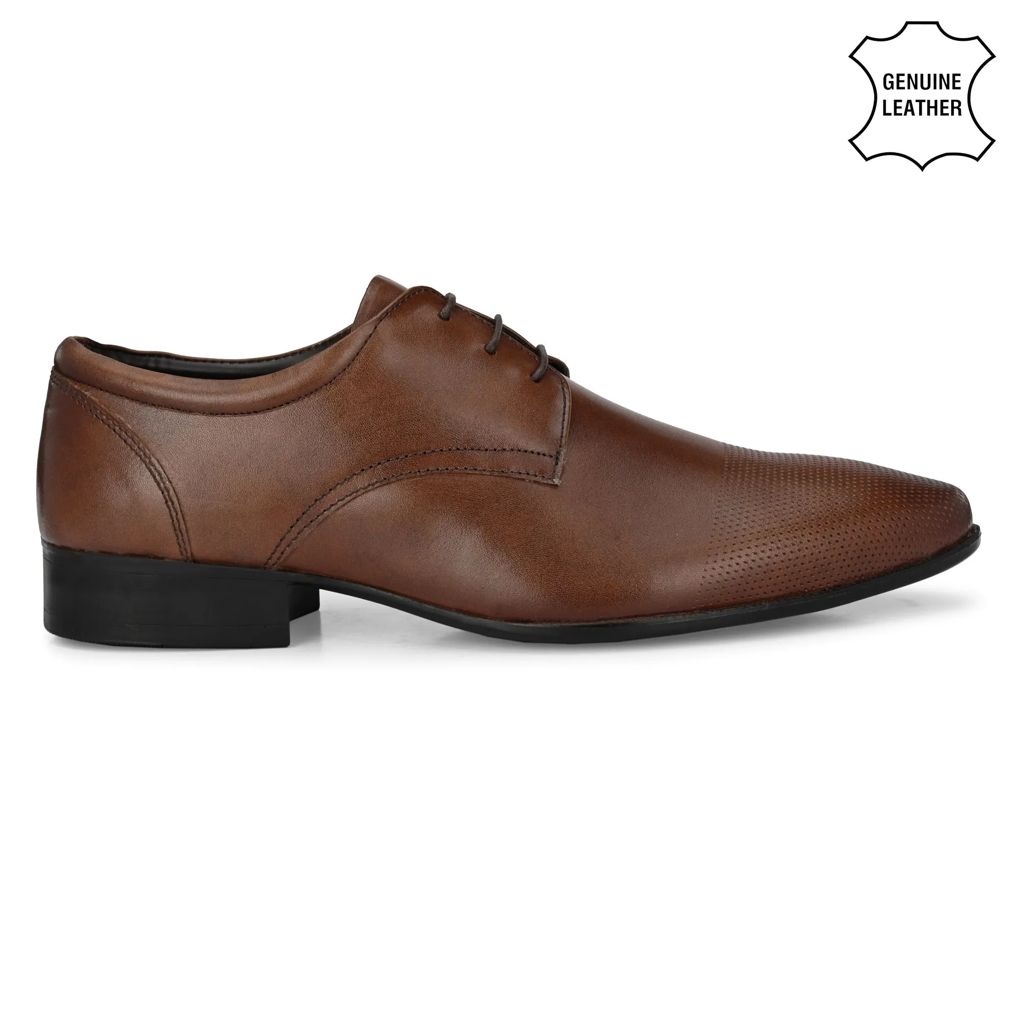 Tailored Full Grain Leather Derby Lace Ups