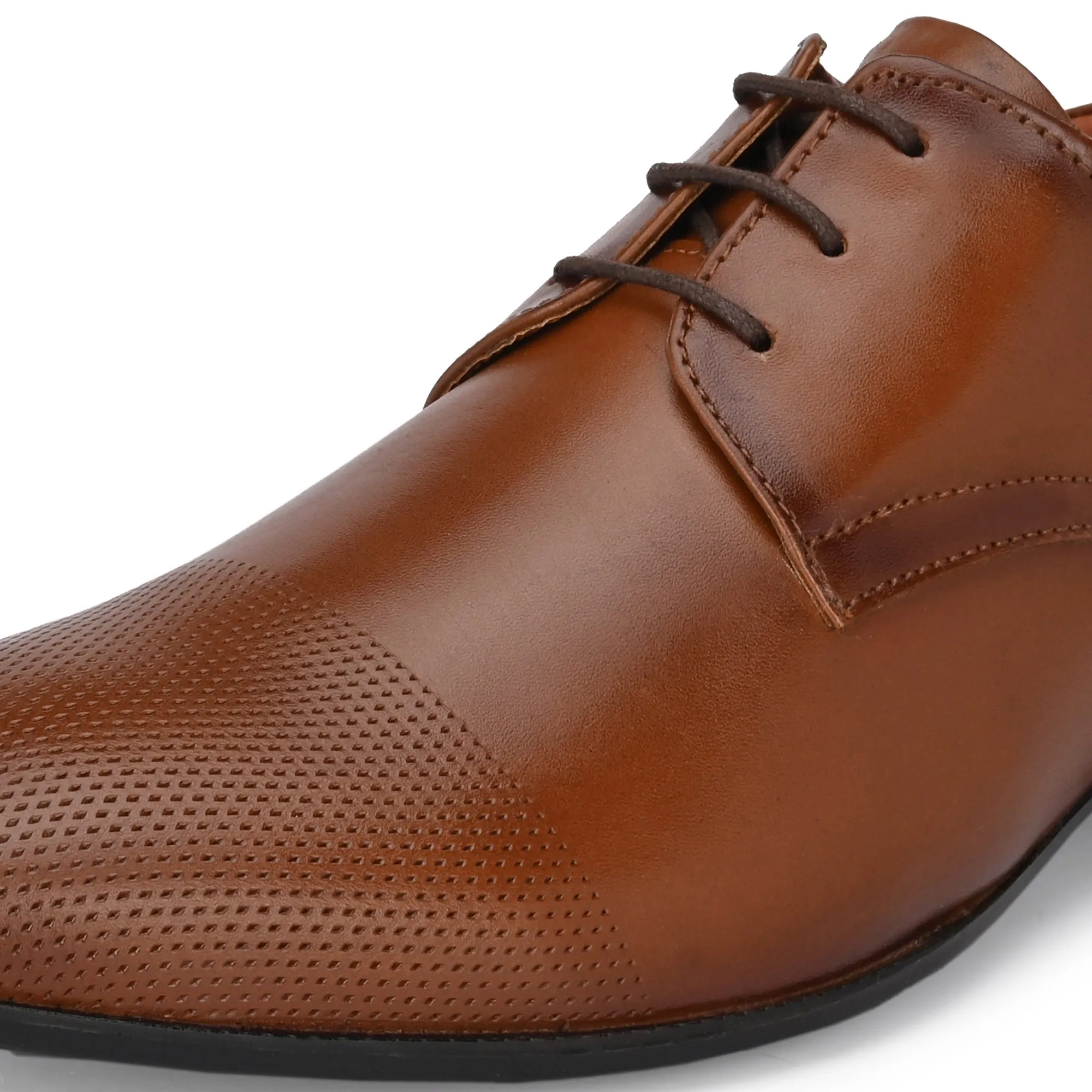 Tailored Full Grain Leather Derby Lace Ups
