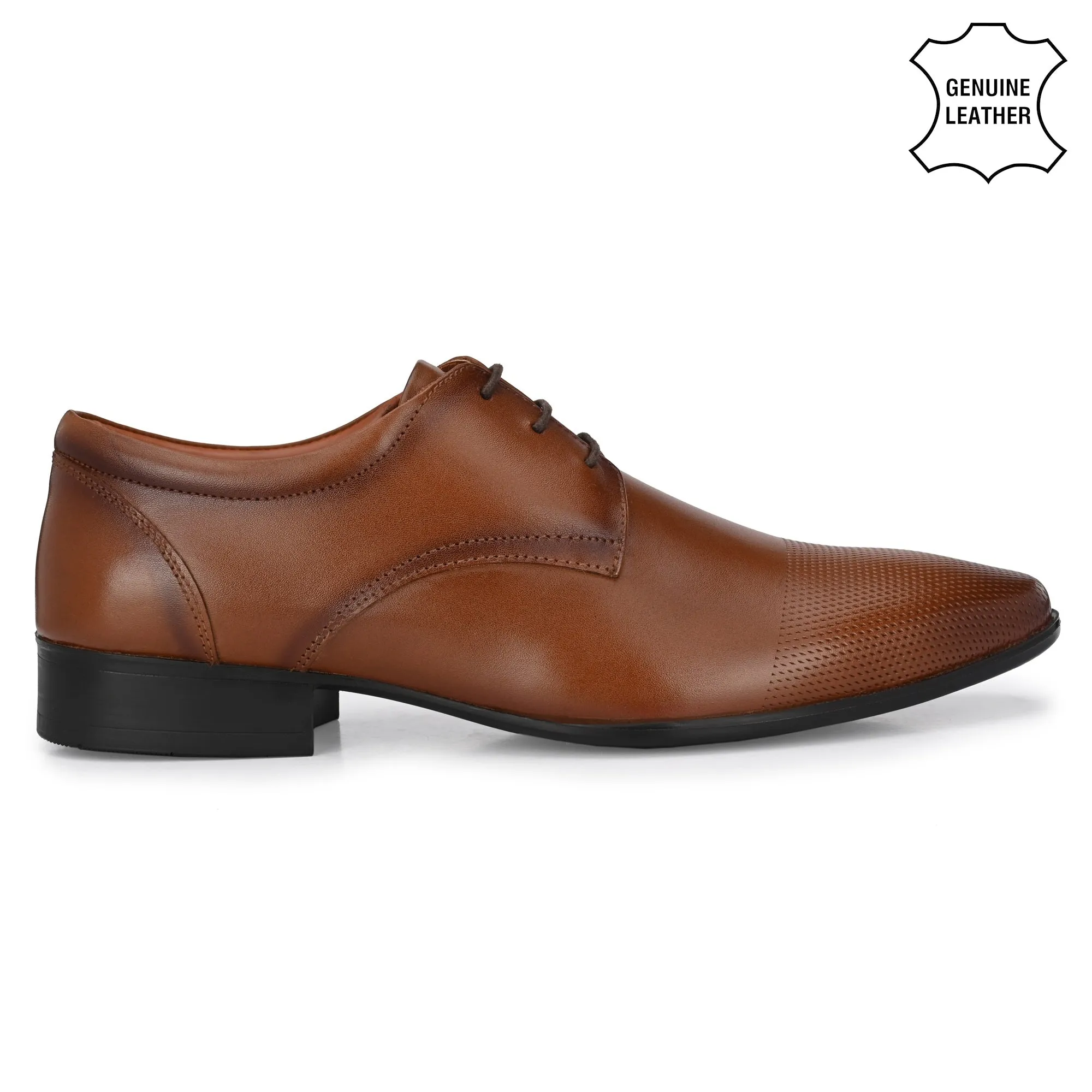 Tailored Full Grain Leather Derby Lace Ups
