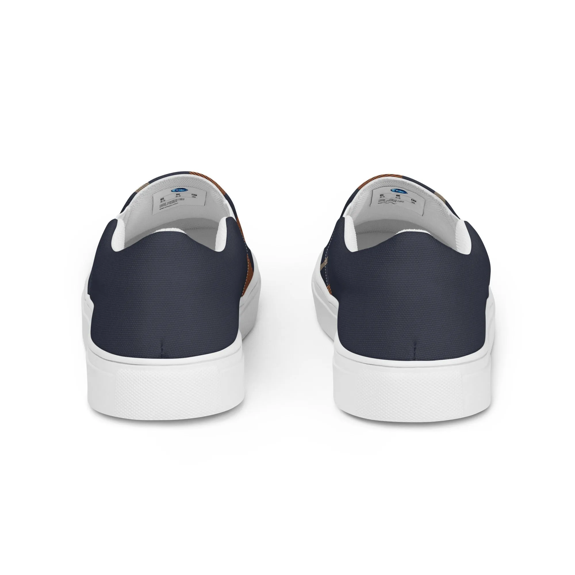 The Plaid men's slip-on canvas shoes