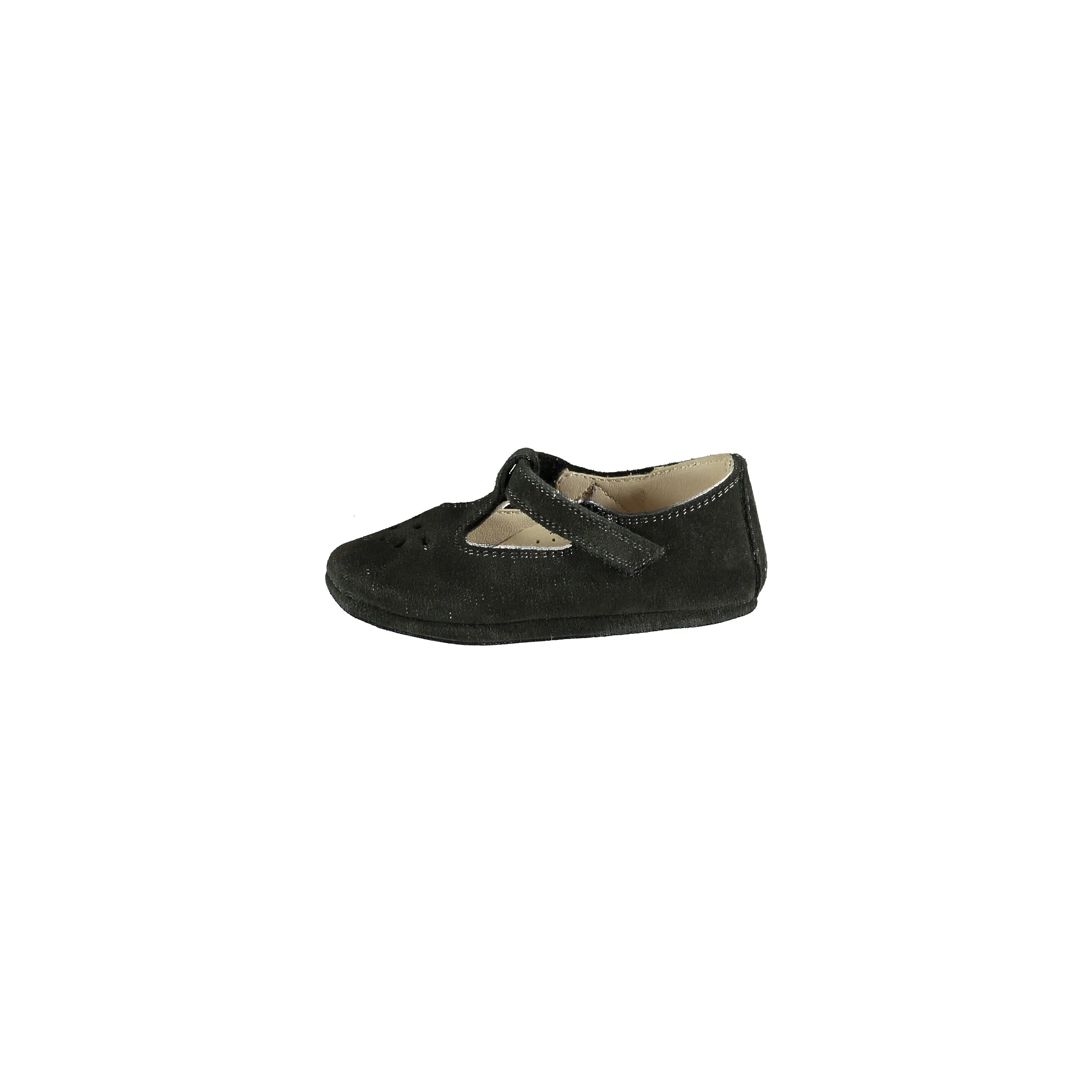 Tocoto Vintage Suede Mary Jane Shoes - Dark Grey