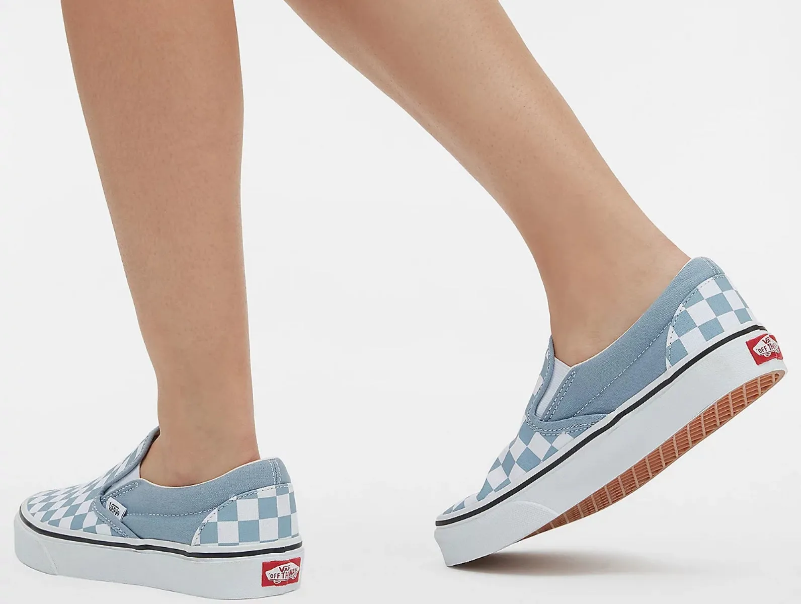 Vans Classic Slip-On Colour Theory Checkerboard - Blue White