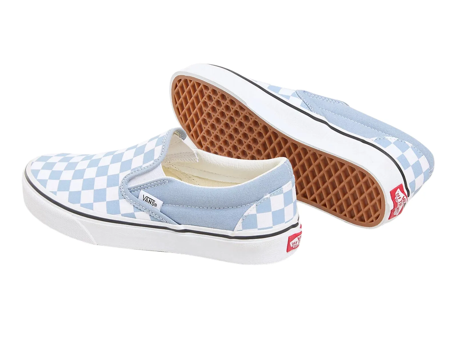 Vans Classic Slip-On Colour Theory Checkerboard - Blue White