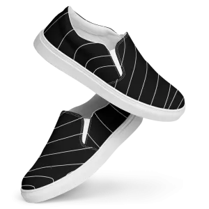 White Stripes Canvas Shoes for Men
